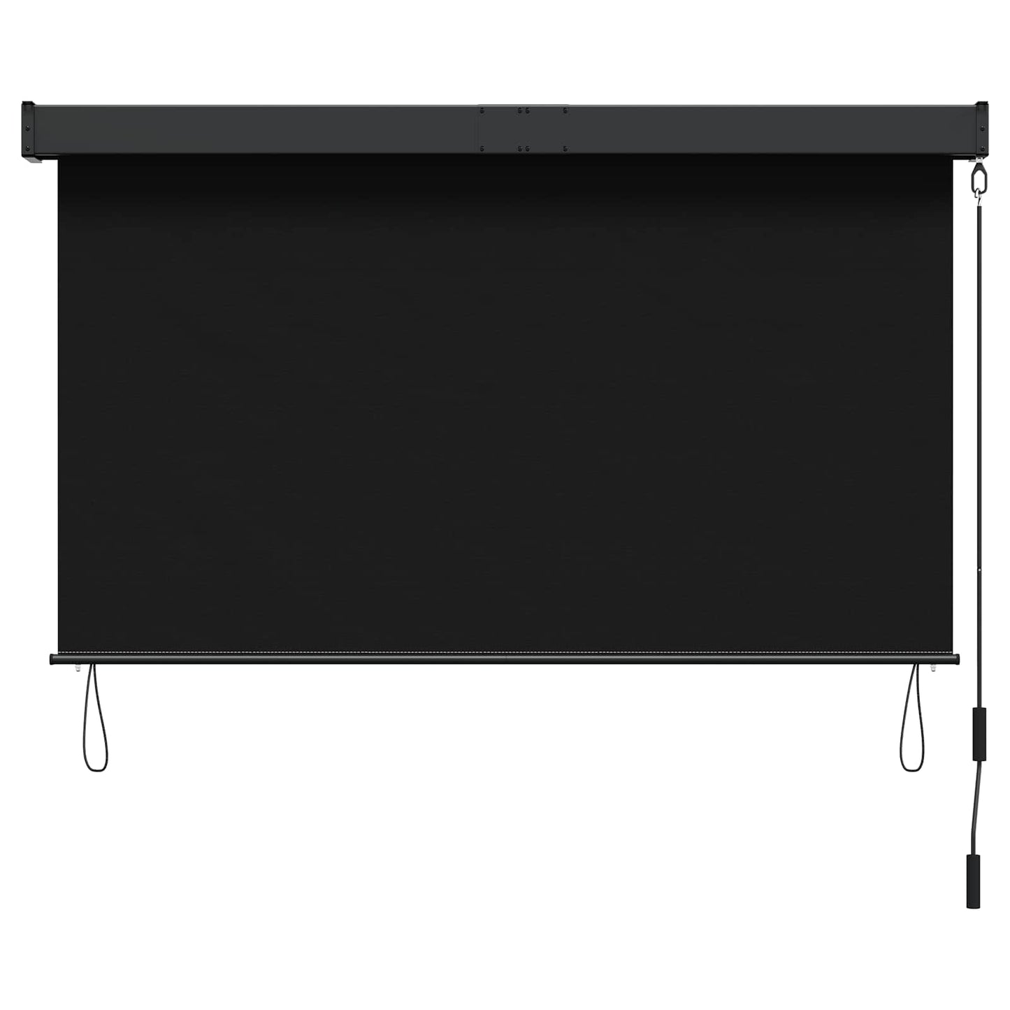 vidaXL Ρόλερ Μαύρο 140 x 250 cm Ύφασμα και Αλουμίνιο