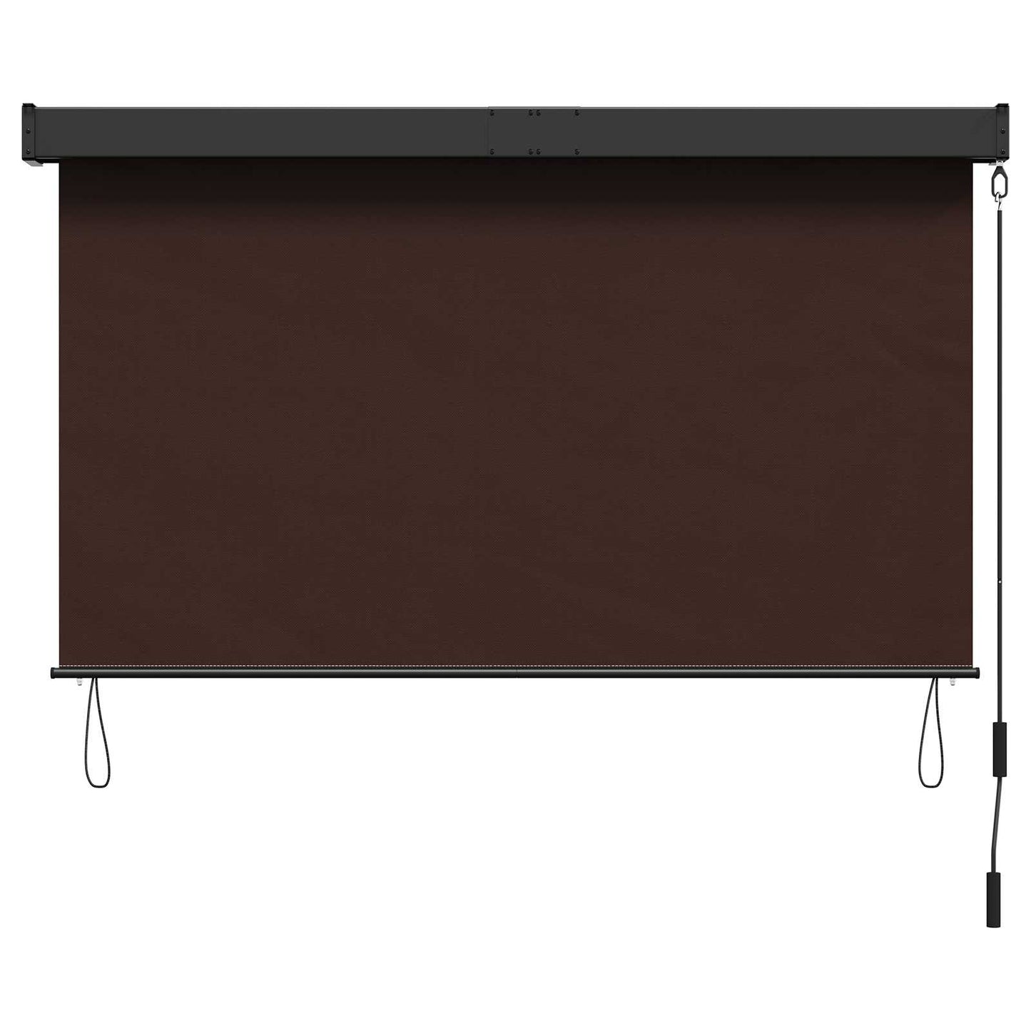 vidaXL Ρόλερ Καφέ 160 x 250 cm Ύφασμα και Αλουμίνιο