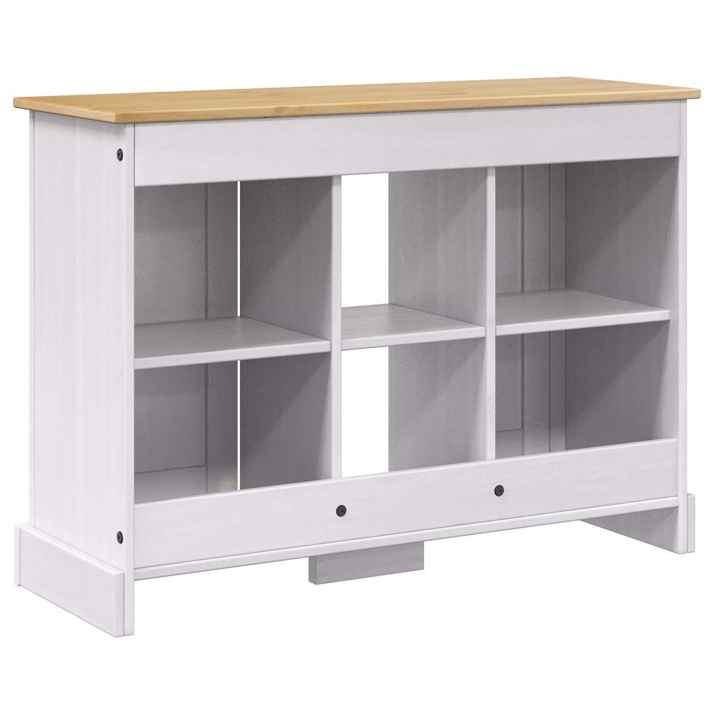vidaXL Βάση ενυδρείου CORONA Λευκό και Καφέ 101,5 x 37 x 73 εκ.