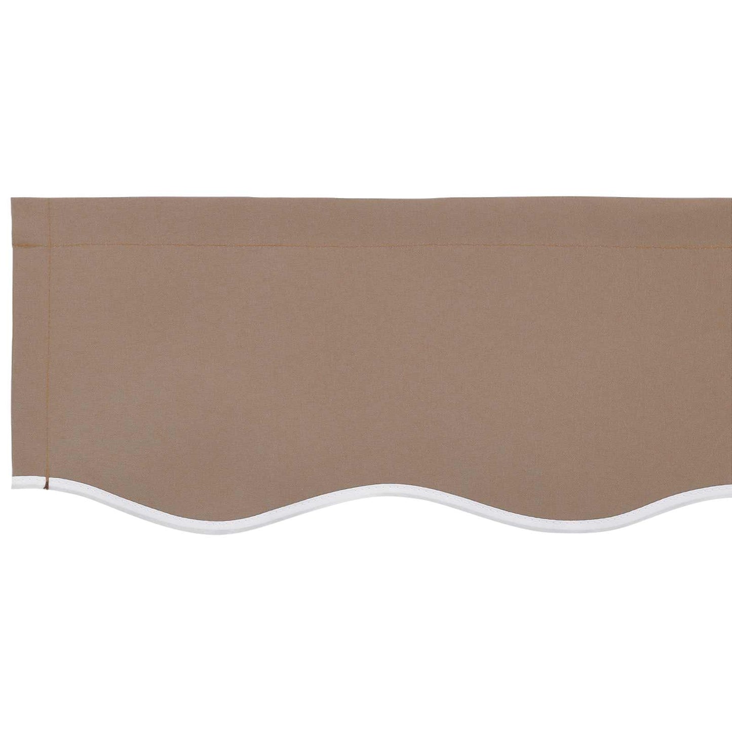 vidaXL Ύφασμα αντικατάστασης τέντας Taupe 236 x 195 εκ Πολυεστέρας
