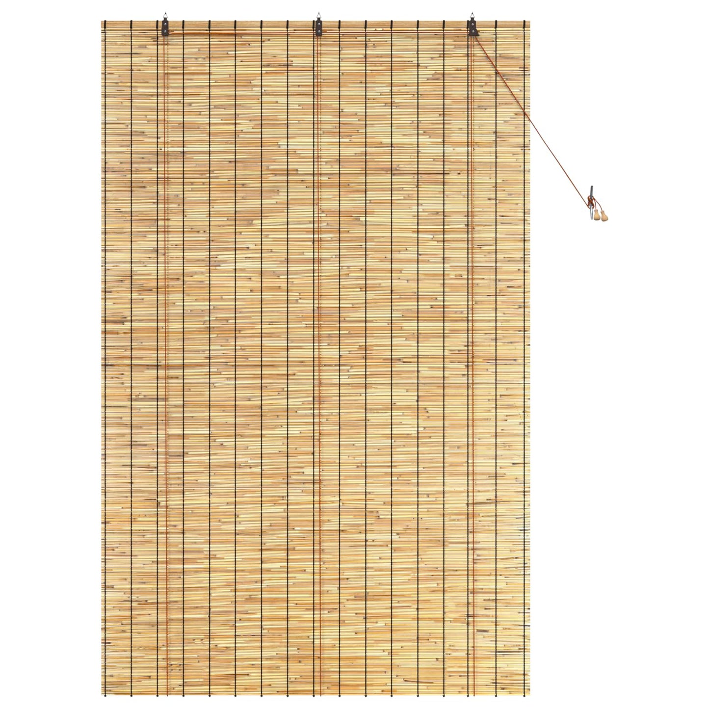 vidaXL Ρόλερ (στόρι) Φυσικό 140 x 220 cm Καλάμι