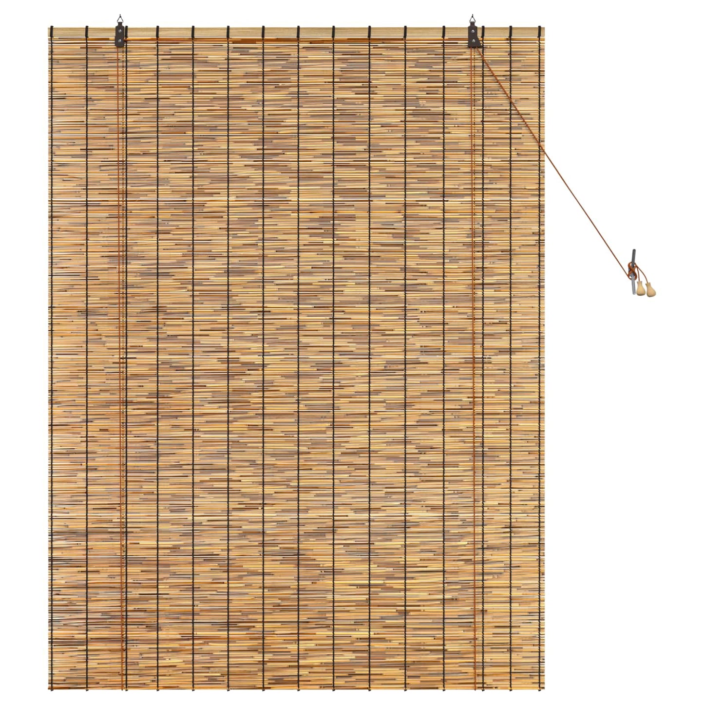 vidaXL Ρόλερ (στόρι) Καφέ 120 x 160 cm Καλάμι