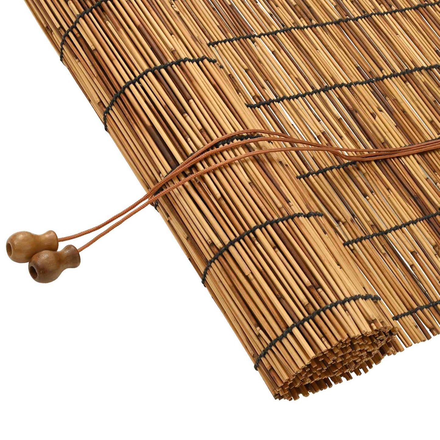 vidaXL Ρόλερ (στόρι) Καφέ 100 x 220 cm Καλάμι