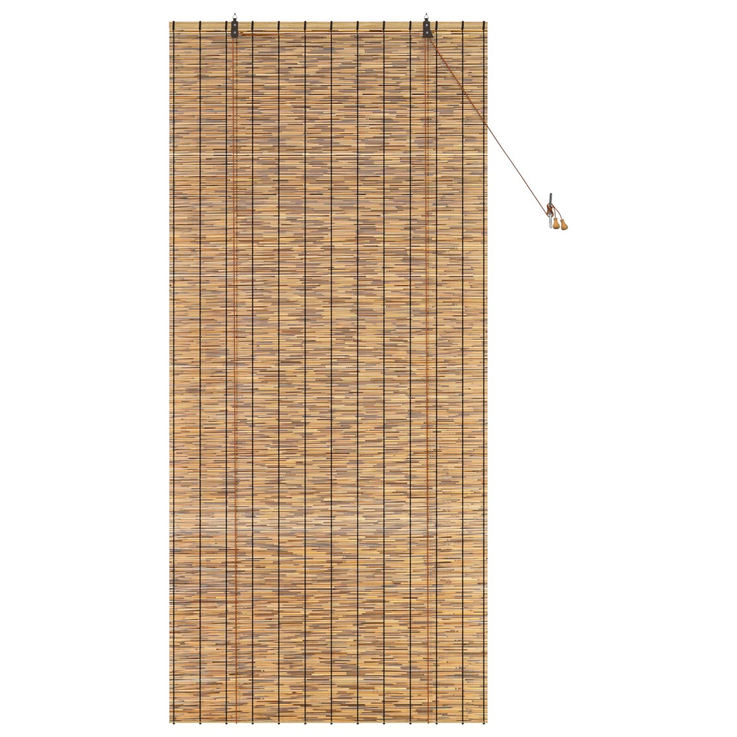 vidaXL Ρόλερ (στόρι) Καφέ 100 x 220 cm Καλάμι