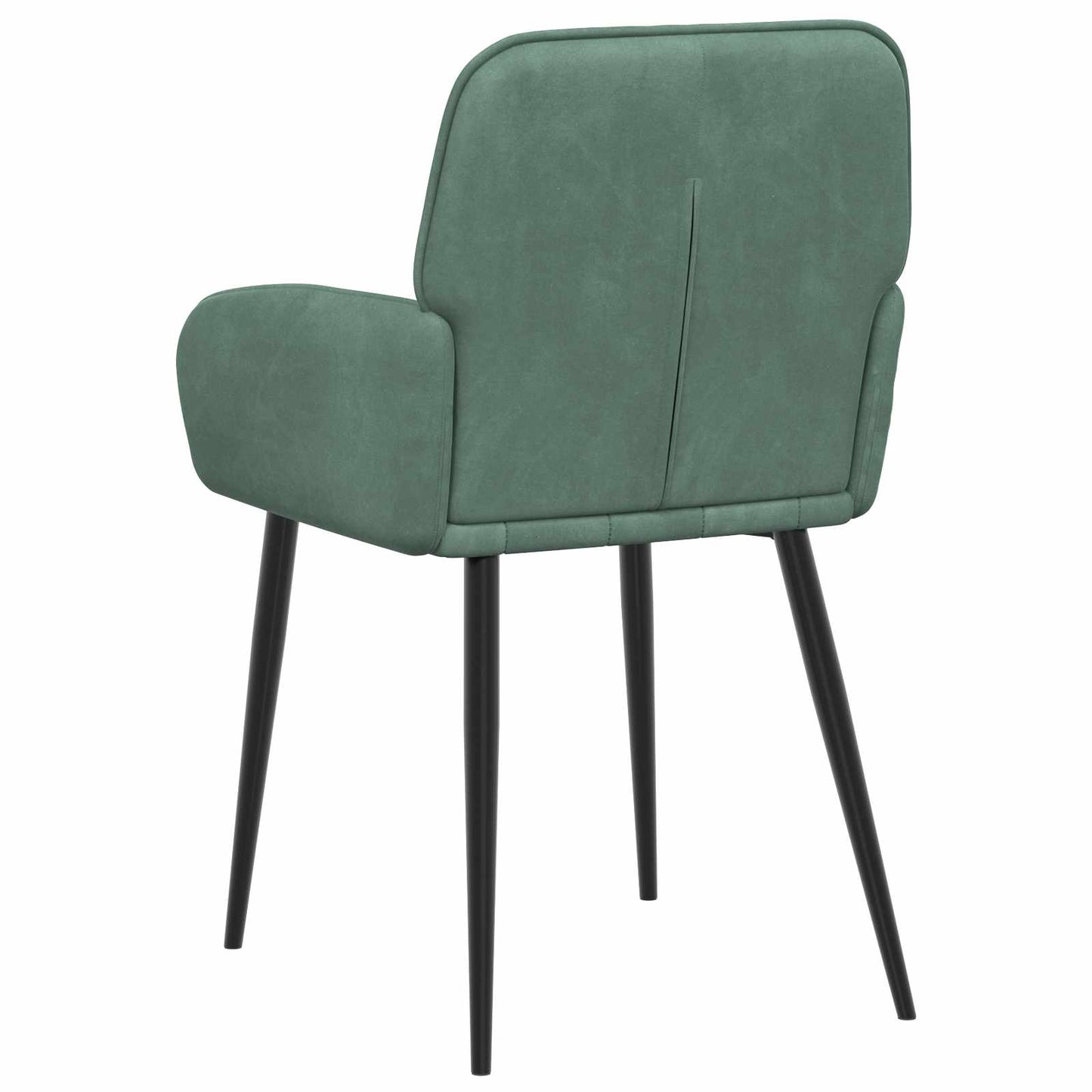 vidaXL Καρέκλες φαγητού 2 pcs Βελούδο Θαλασσί 57 x 50 x 85 εκ.