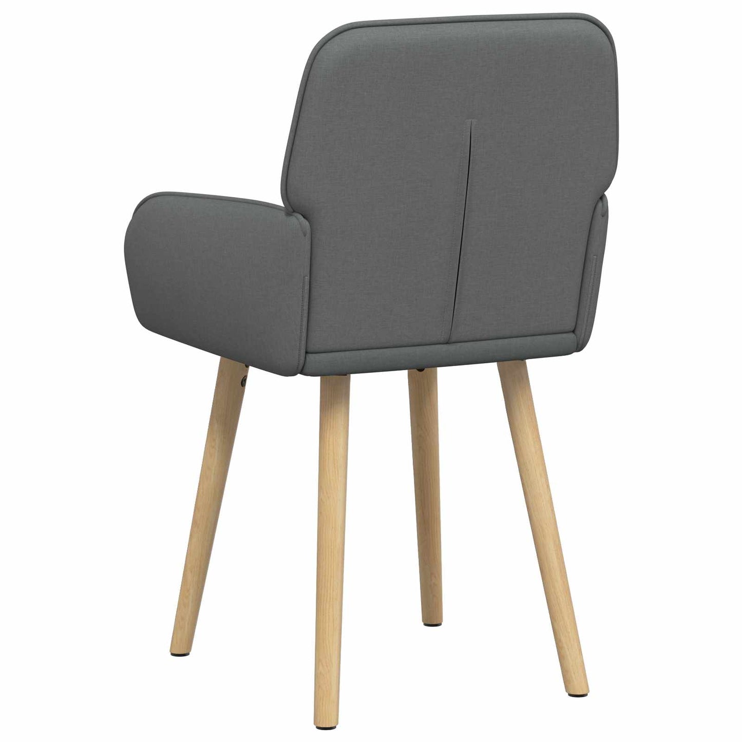 vidaXL Καρέκλες φαγητού 2 pcs Ύφασμα Σκούρο Γκρι 56,5 x 50 x 87,5 εκ.