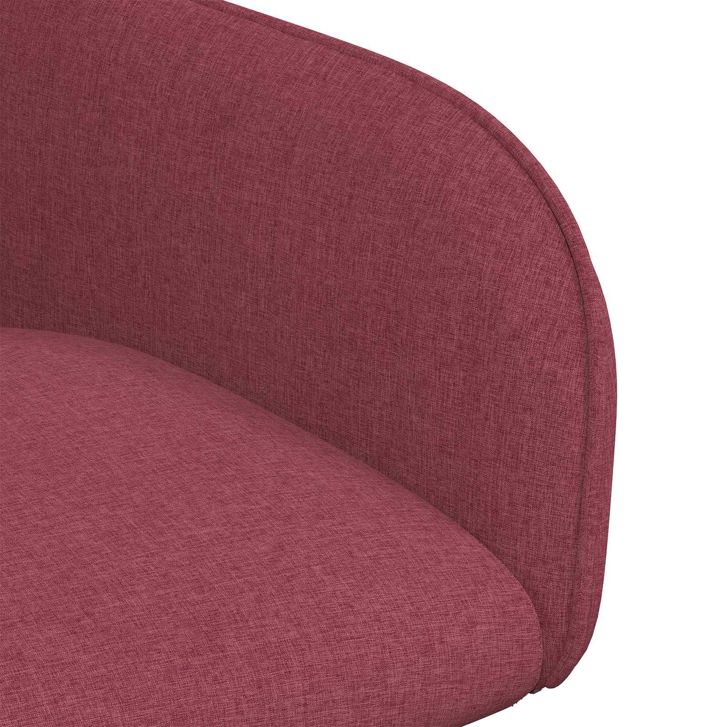 vidaXL Καρέκλες φαγητού 2 pcs Ύφασμα Κόκκινο 56,5 x 50 x 87,5 εκ.