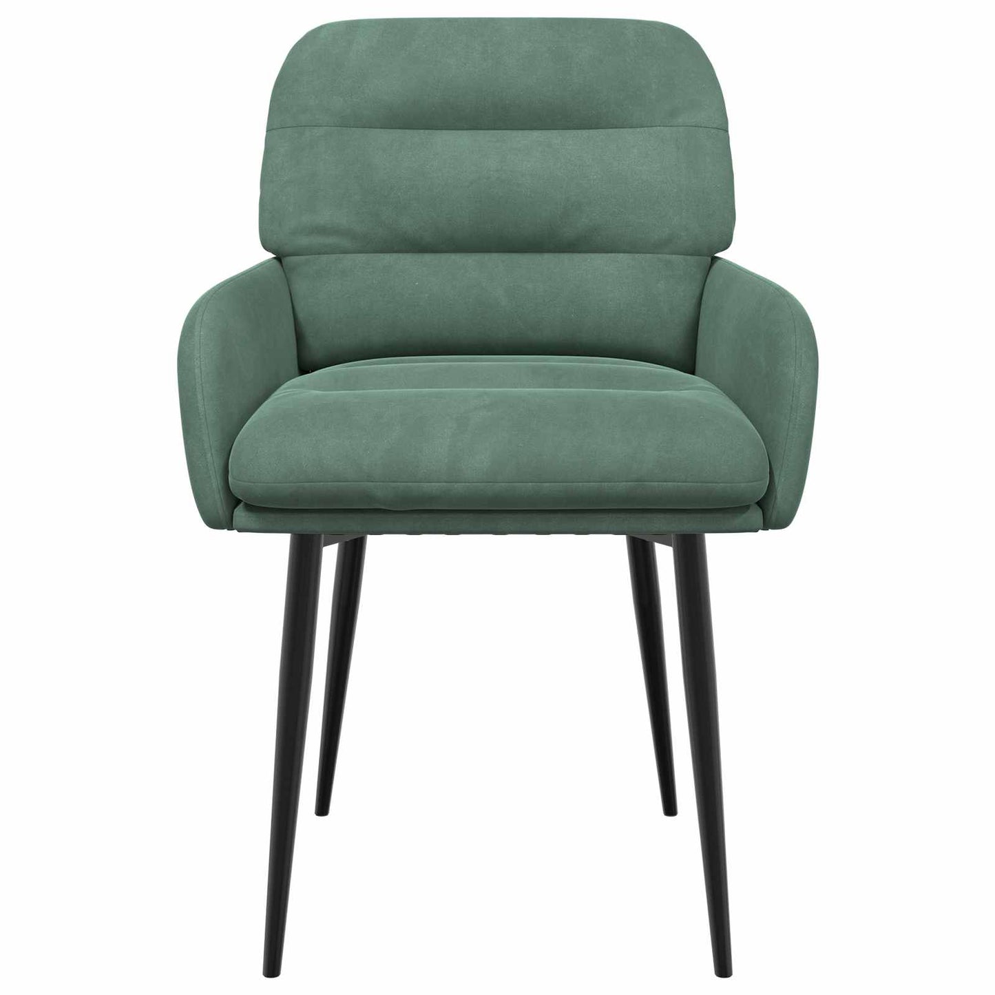 vidaXL Καρέκλες φαγητού 2 pcs Βελούδο Θαλασσί 59 x 59,5 x 90 εκ