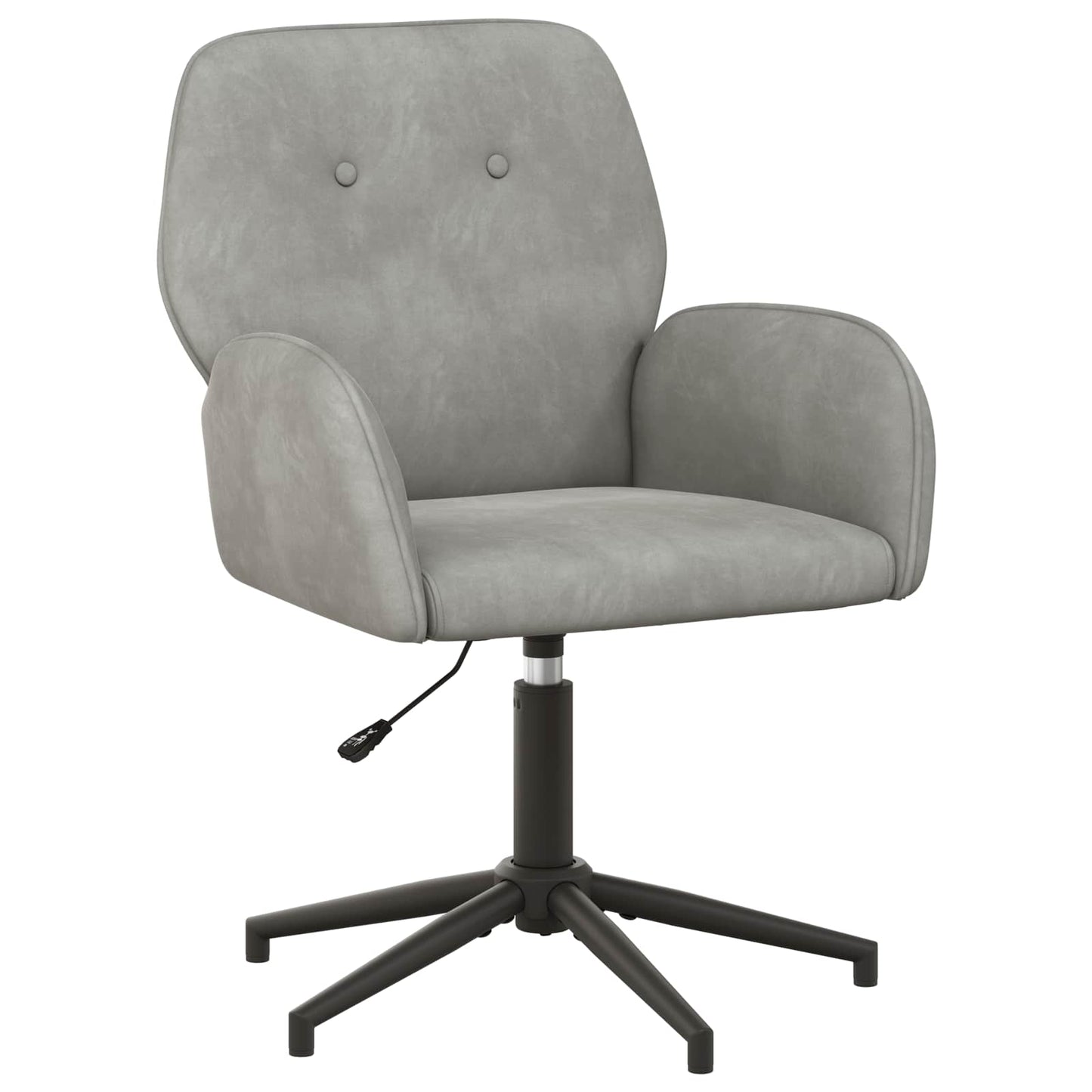 vidaXL Γυροσκοπική Καρέκλα Γραφείου 54 x 55 x 90 εκ Ανοιχτό γκρι