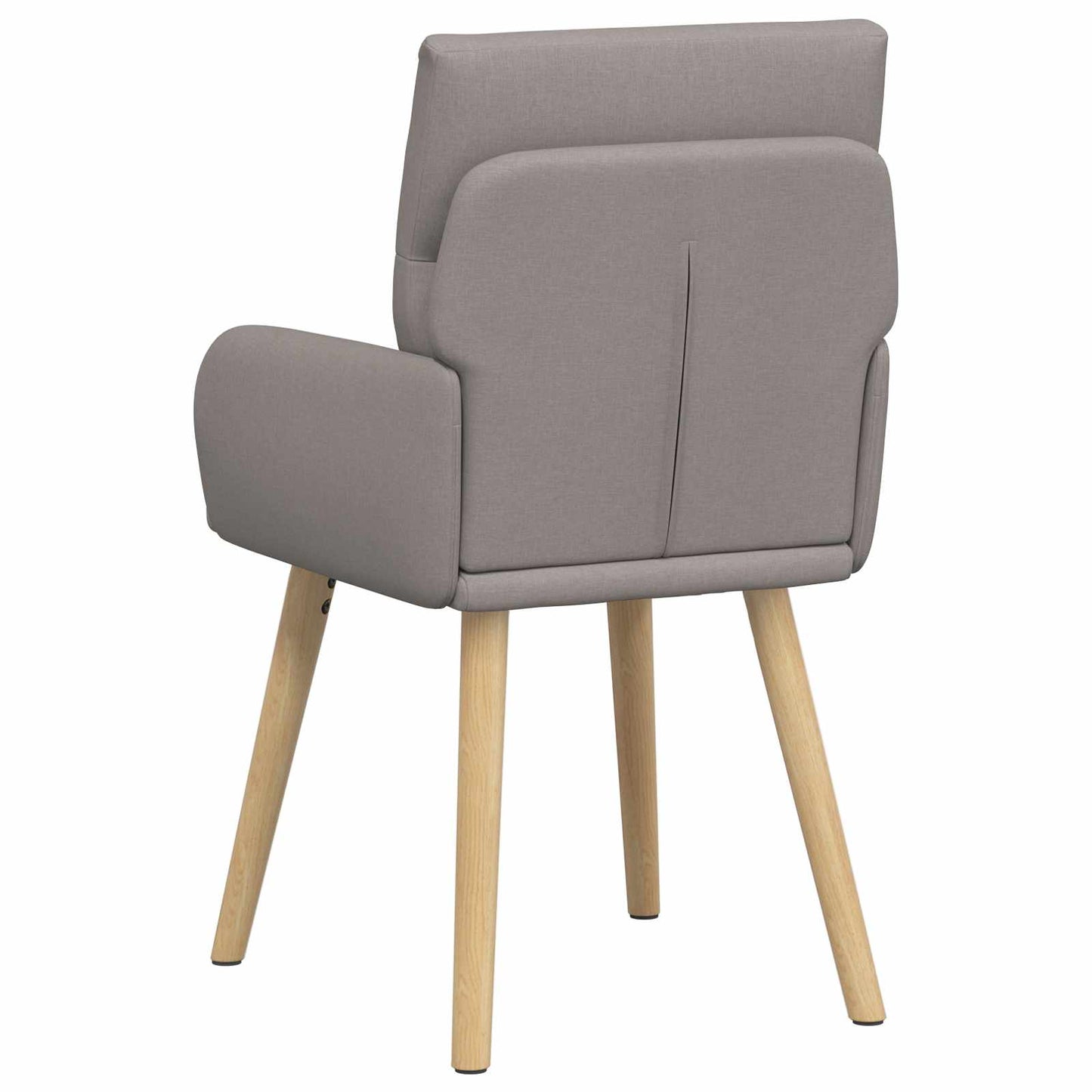 vidaXL Καρέκλες φαγητού 2 pcs Ύφασμα Taupe 60 x 56 x 96 εκ