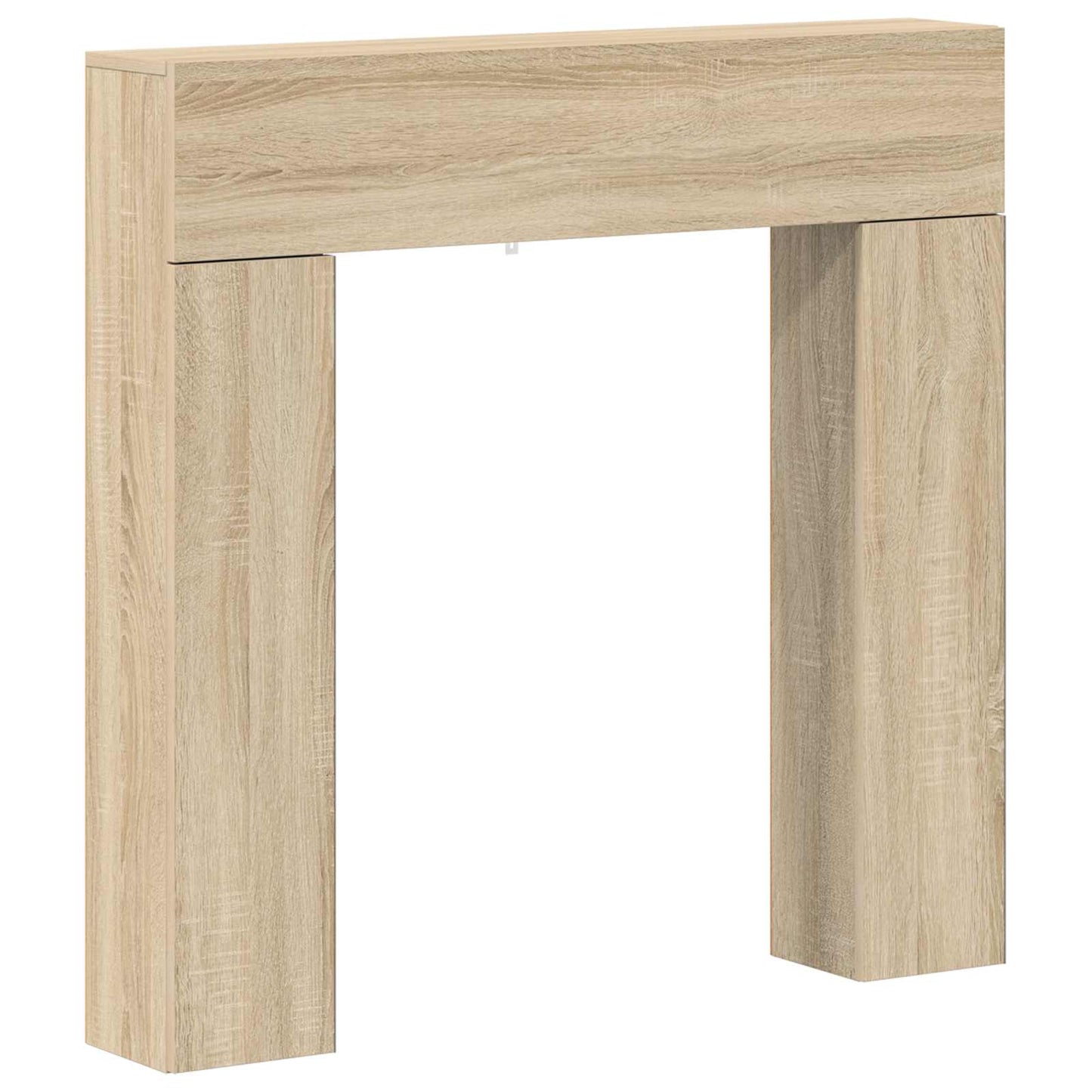 vidaXL Περίβλημα τζακιού Sonoma Δρυς 102 x 18 x 100,5 εκ