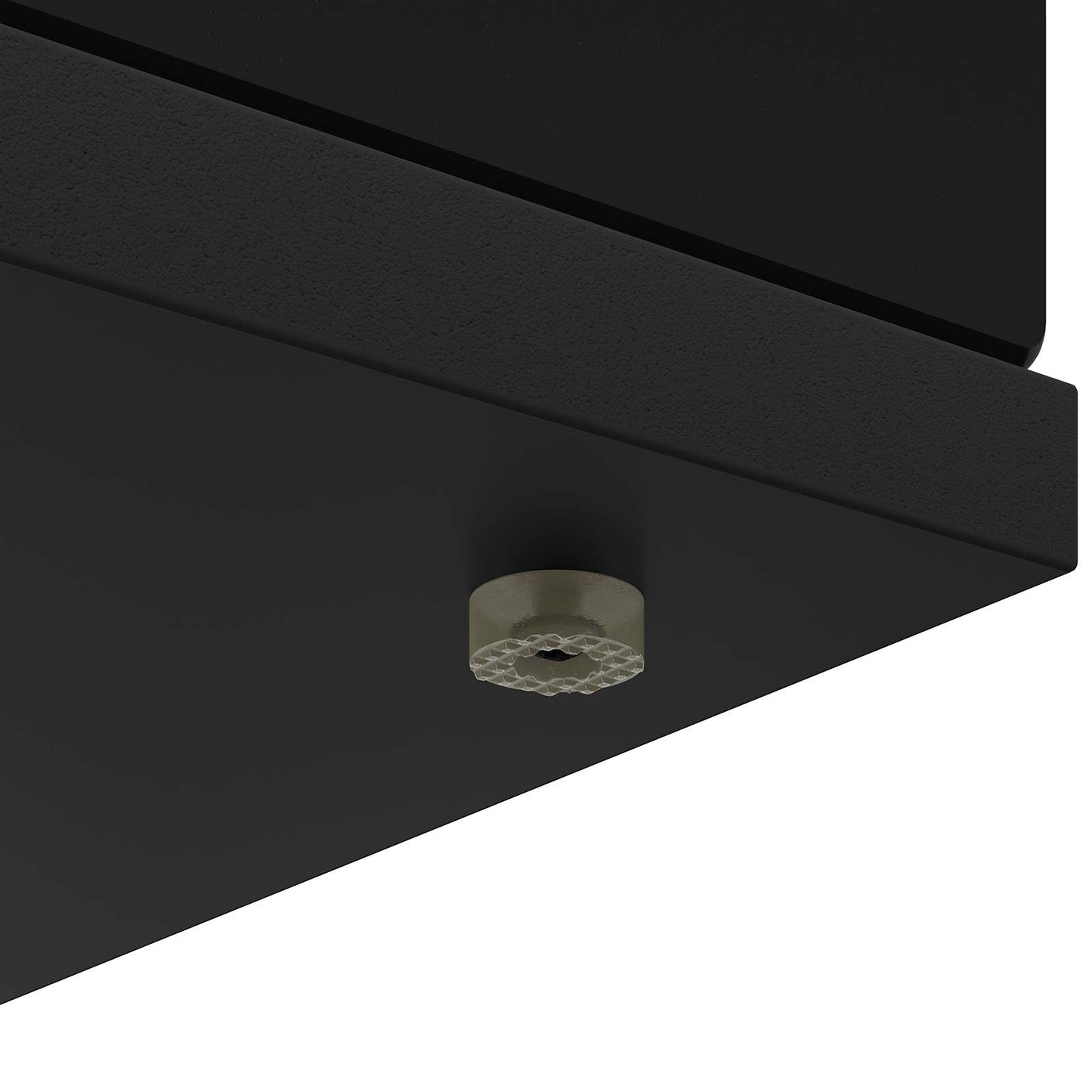 vidaXL Περίβλημα τζακιού Μαύρο 100 x 20 x 100 cm Επεξεργασμένο Ξύλο