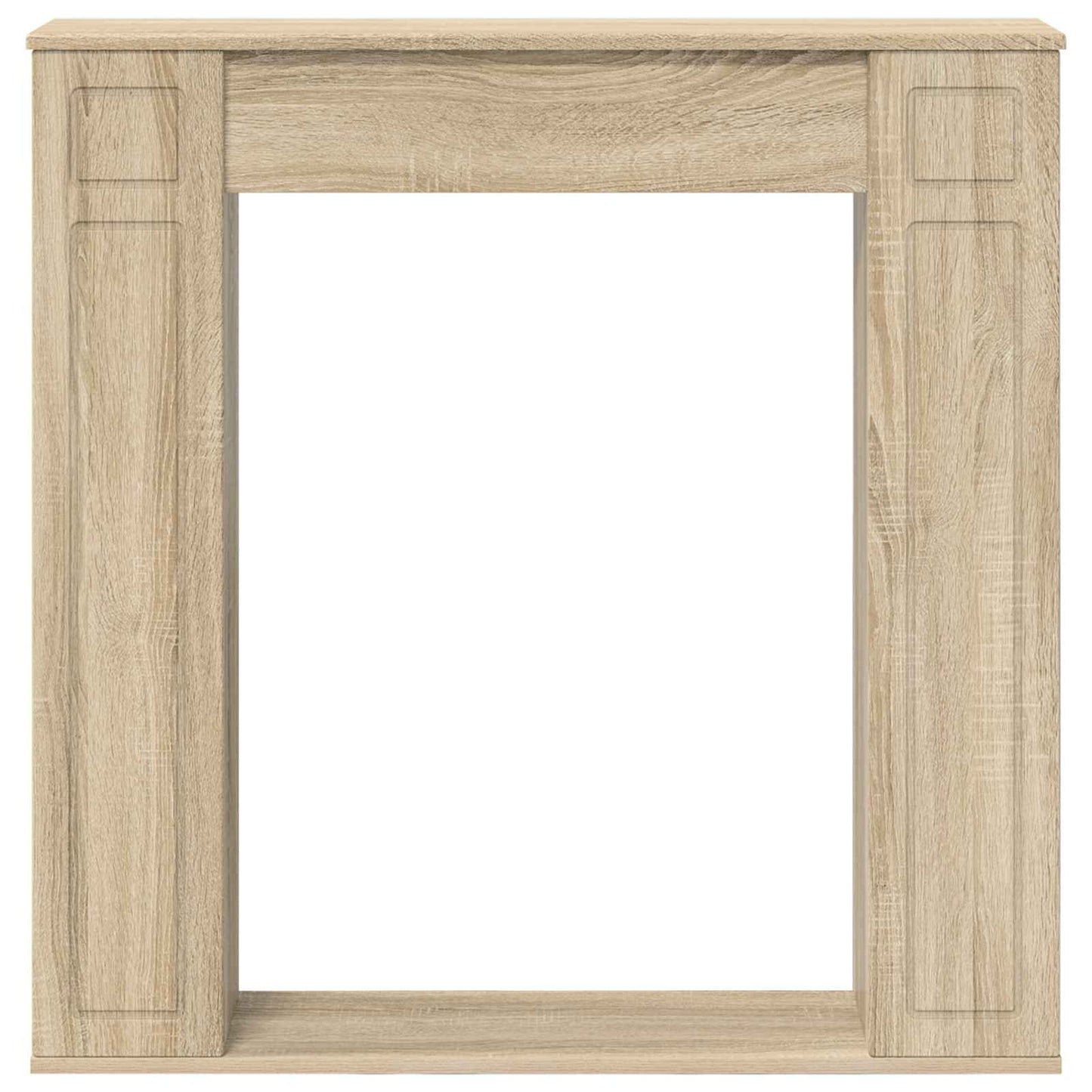 vidaXL Περίβλημα τζακιού Sonoma Δρυς 100 x 20 x 100 cm
