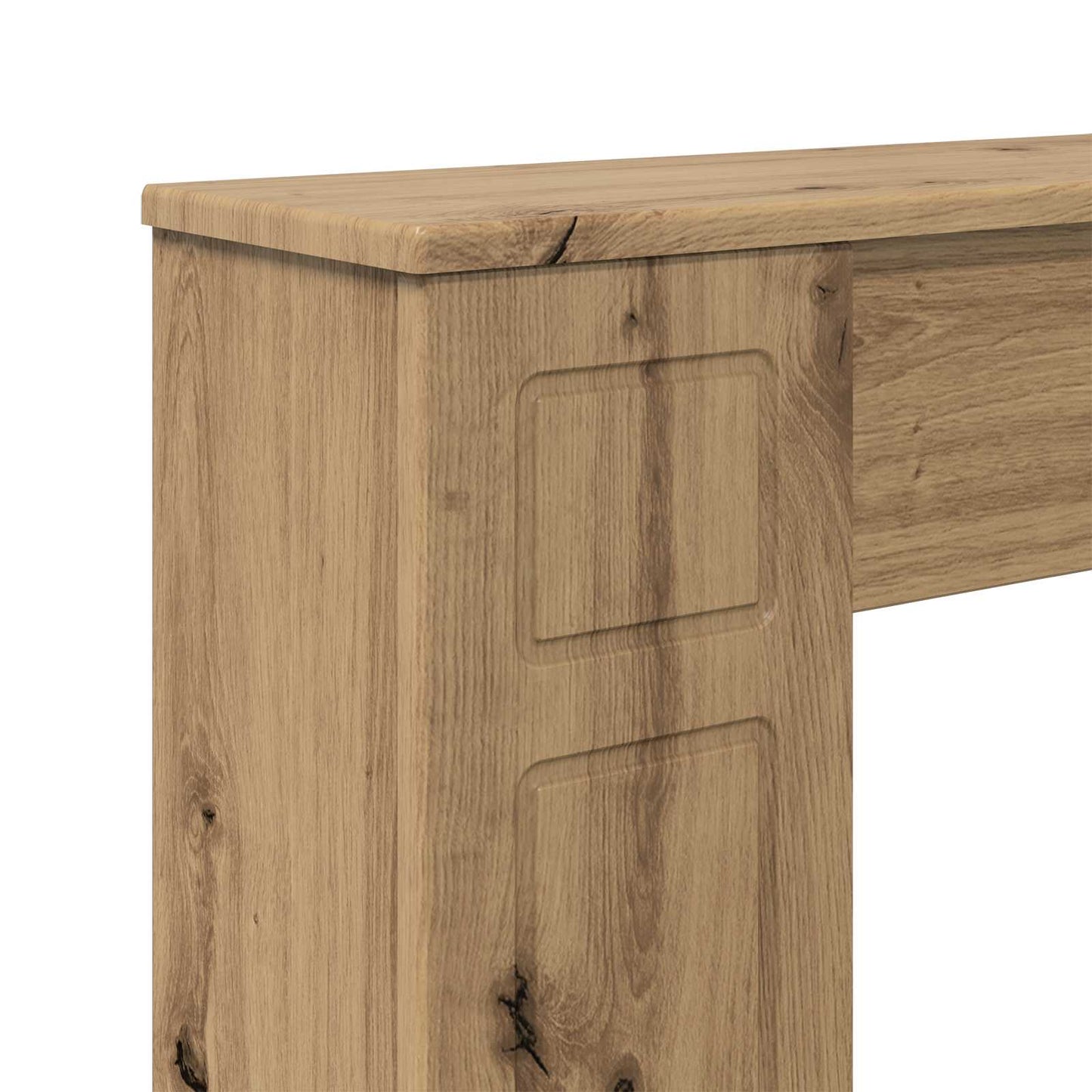 vidaXL Περίβλημα τζακιού Artisan Δρυς 100 x 20 x 100 cm