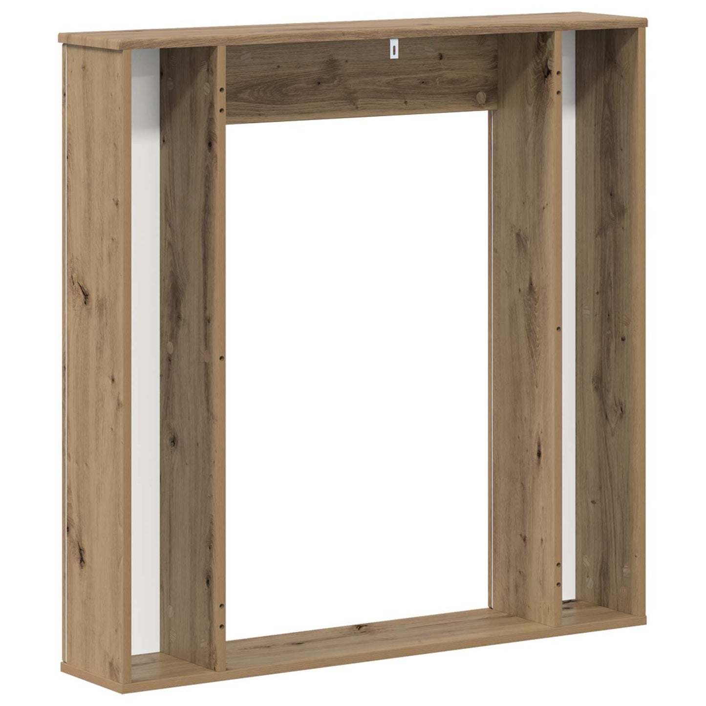 vidaXL Περίβλημα τζακιού Artisan Δρυς 100 x 20 x 100 cm