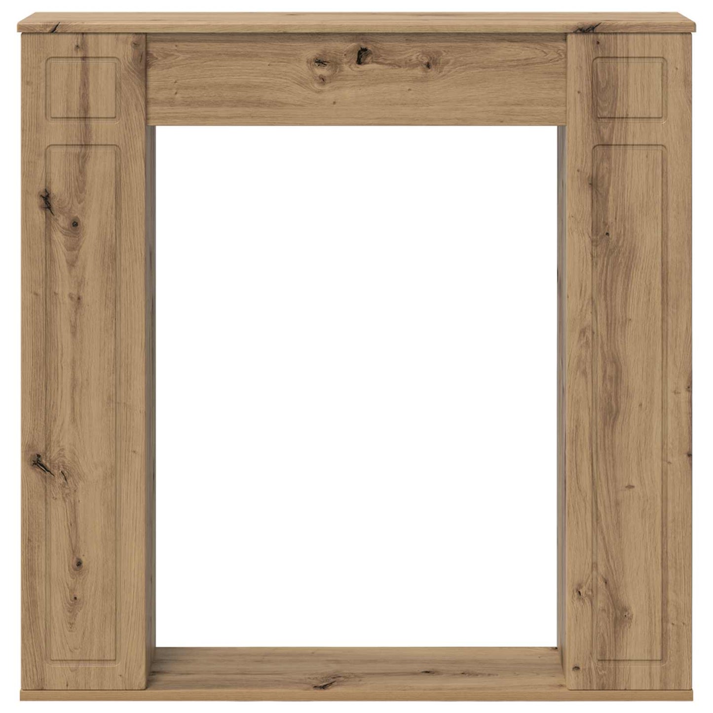vidaXL Περίβλημα τζακιού Artisan Δρυς 100 x 20 x 100 cm