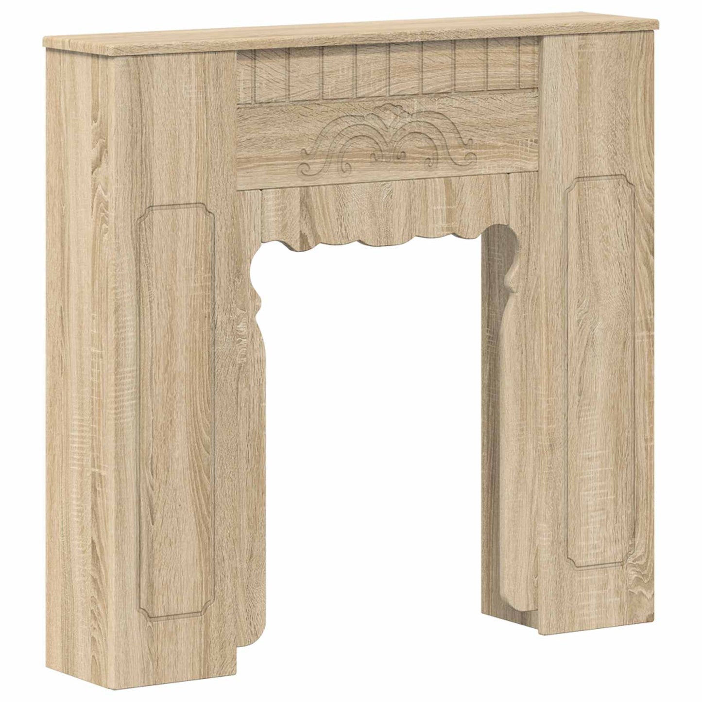 vidaXL Περίβλημα τζακιού Sonoma Δρυς 93 x 20 x 89 εκ