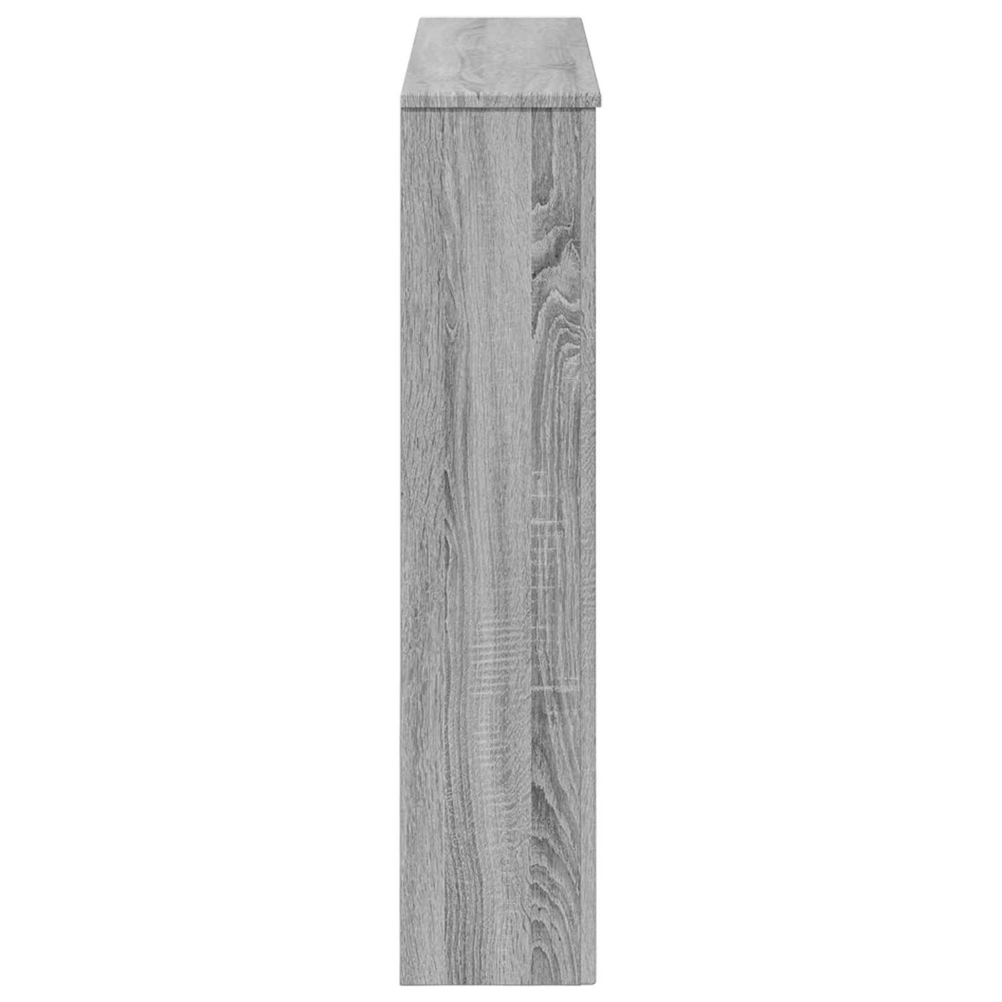 vidaXL Περίβλημα τζακιού Γκρι Sonoma 93 x 20 x 89 εκ