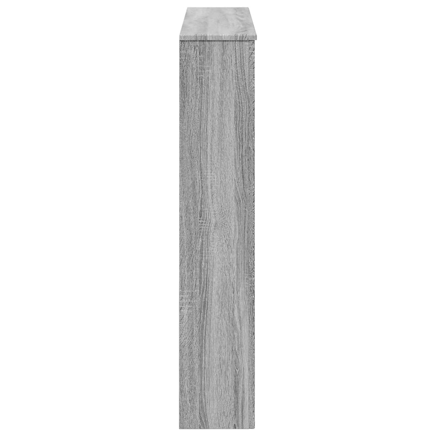 vidaXL Περίβλημα τζακιού Γκρι Sonoma 102 x 20 x 102 εκ