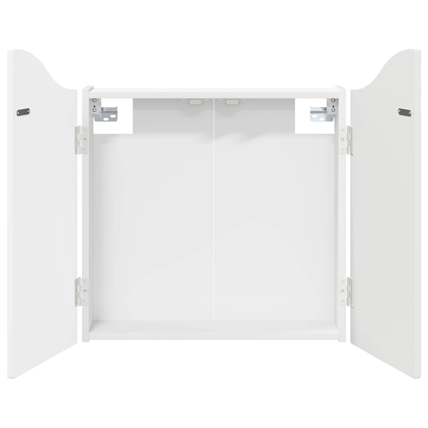 vidaXL Ντουλάπα Πινάκων Βελών Λευκό 56 x 12 x 63 εκ Επεξεργασμένο Ξύλο