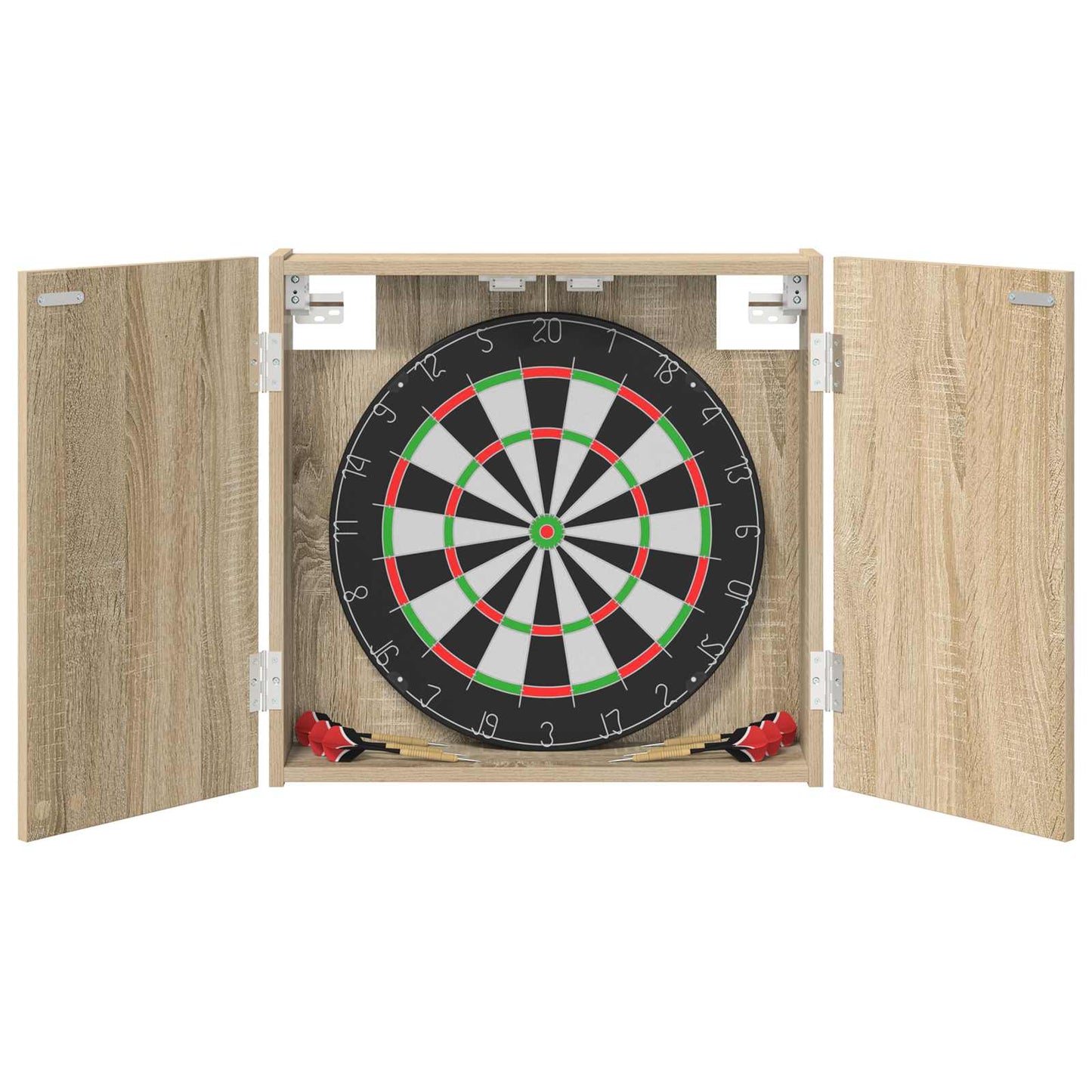 vidaXL Ντουλάπα Πινάκων Βελών Sonoma Δρυς 56 x 12 x 53,5 εκ.