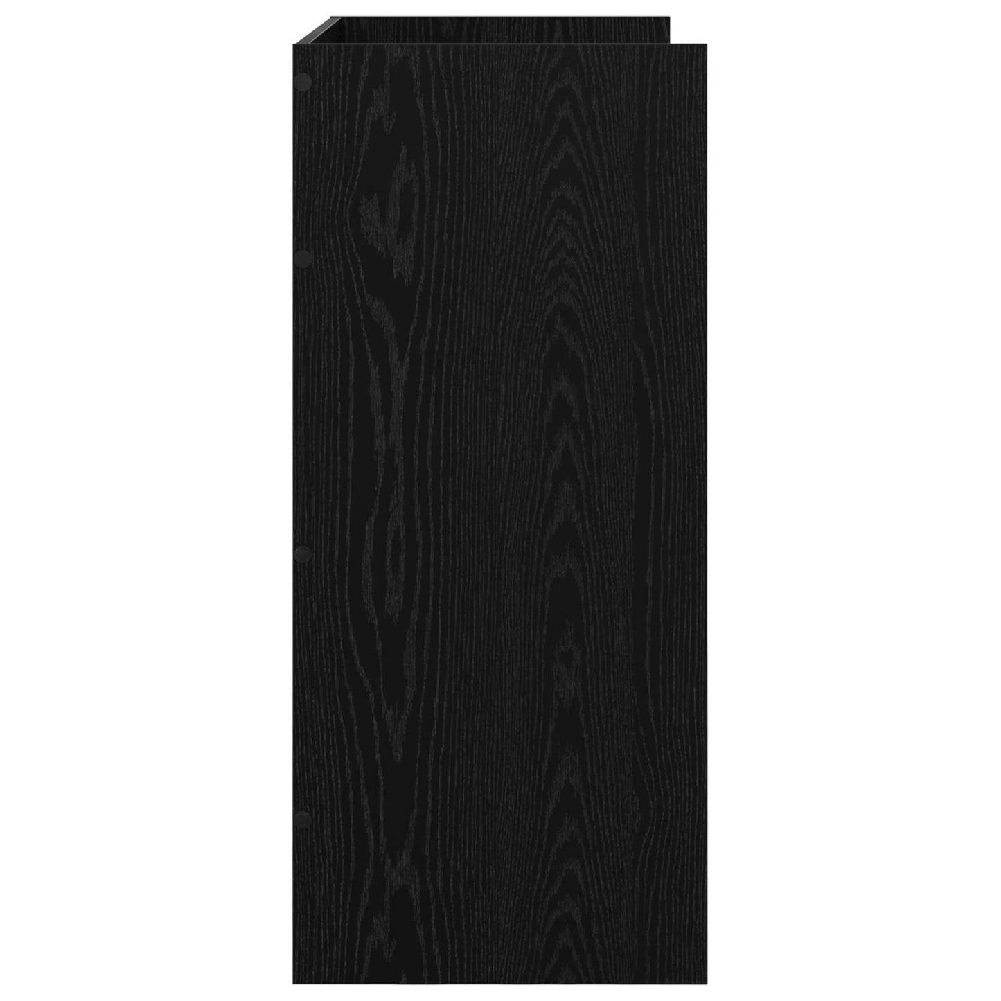 vidaXL Πίνακας DJ Μαύρη Δρυς 102 x 45 x 102 εκ. Επεξεργασμένο Ξύλο