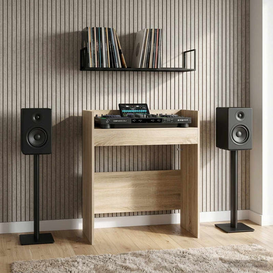 vidaXL Πίνακας DJ Sonoma Δρυς 102 x 45 x 102 εκ. Επεξεργασμένο Ξύλο