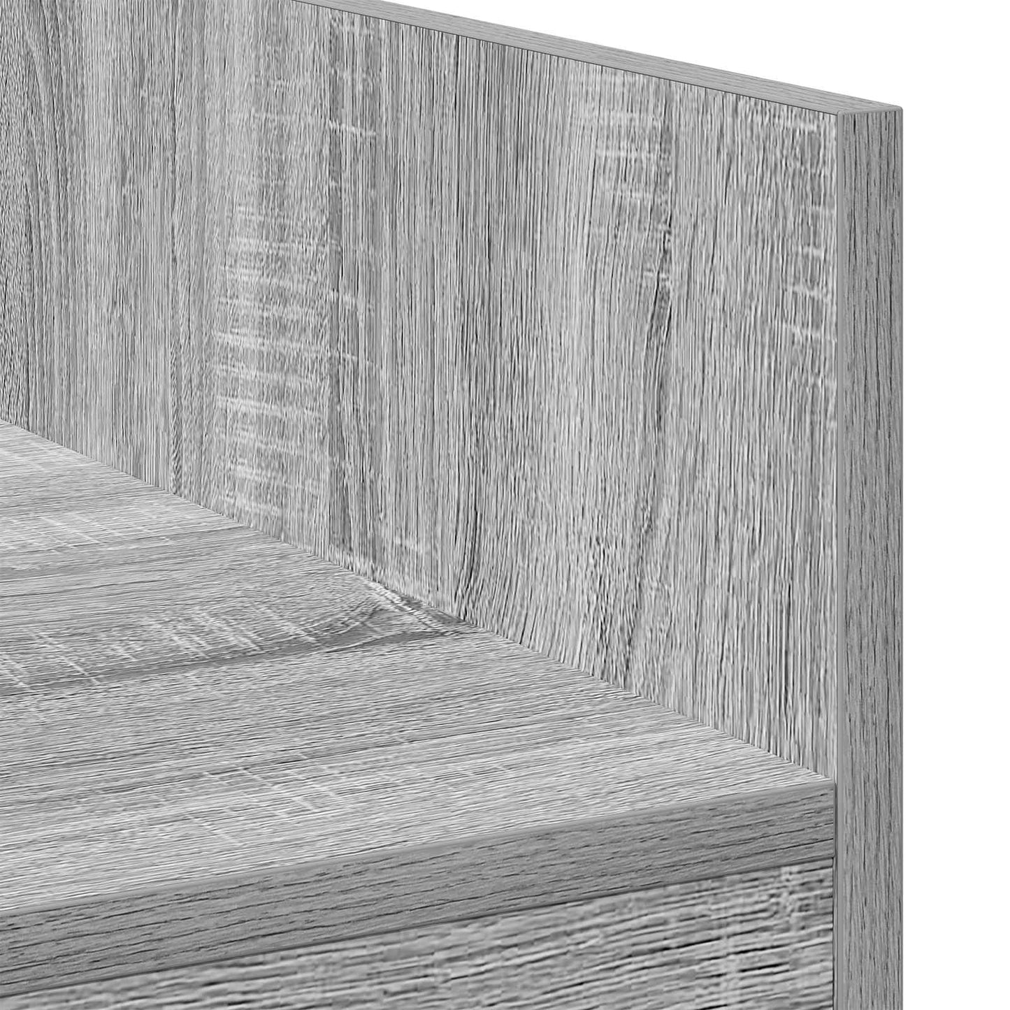 vidaXL Πίνακας DJ Γκρι Sonoma 102 x 45 x 102 εκ. Επεξεργασμένο Ξύλο