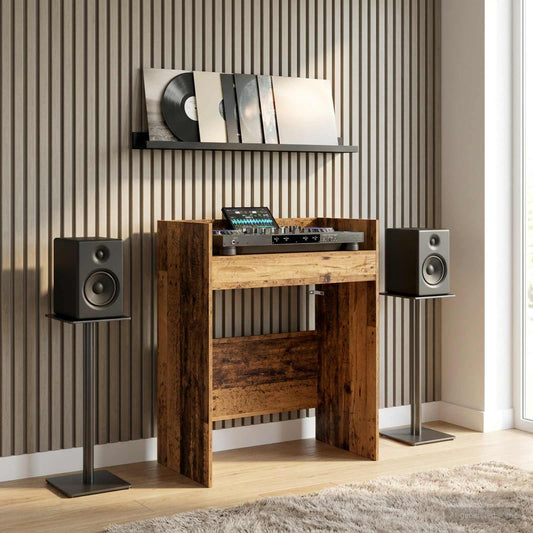 vidaXL Πίνακας DJ Παλαιωμένο ξύλο 102 x 45 x 102 εκ.