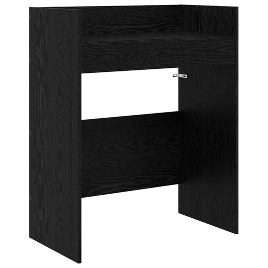 vidaXL Πίνακας DJ Μαύρη Δρυς 62 x 45 x 102 εκ. Επεξεργασμένο Ξύλο