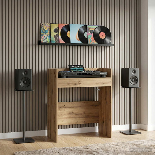 vidaXL Πίνακας DJ Artisan Δρυς 62 x 45 x 102 εκ. Επεξεργασμένο Ξύλο