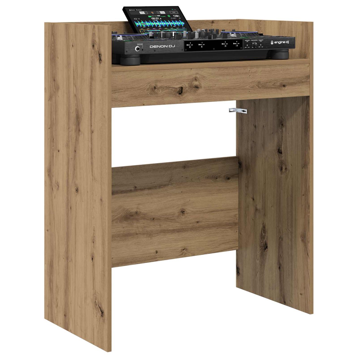 vidaXL Πίνακας DJ Artisan Δρυς 62 x 45 x 102 εκ. Επεξεργασμένο Ξύλο