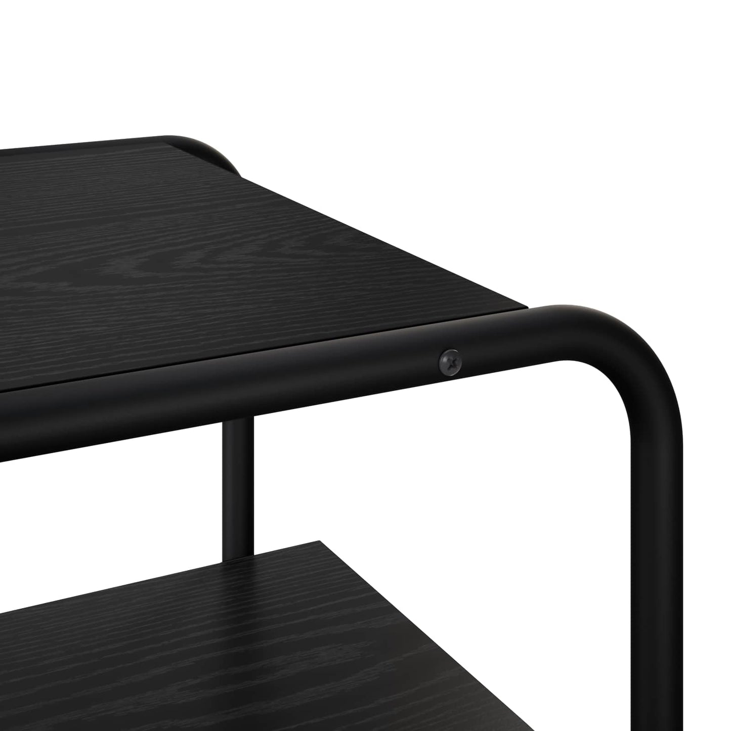 vidaXL Τραπέζι κονσόλας Μαύρη Δρυς 60 x 42,5 x 70 εκ