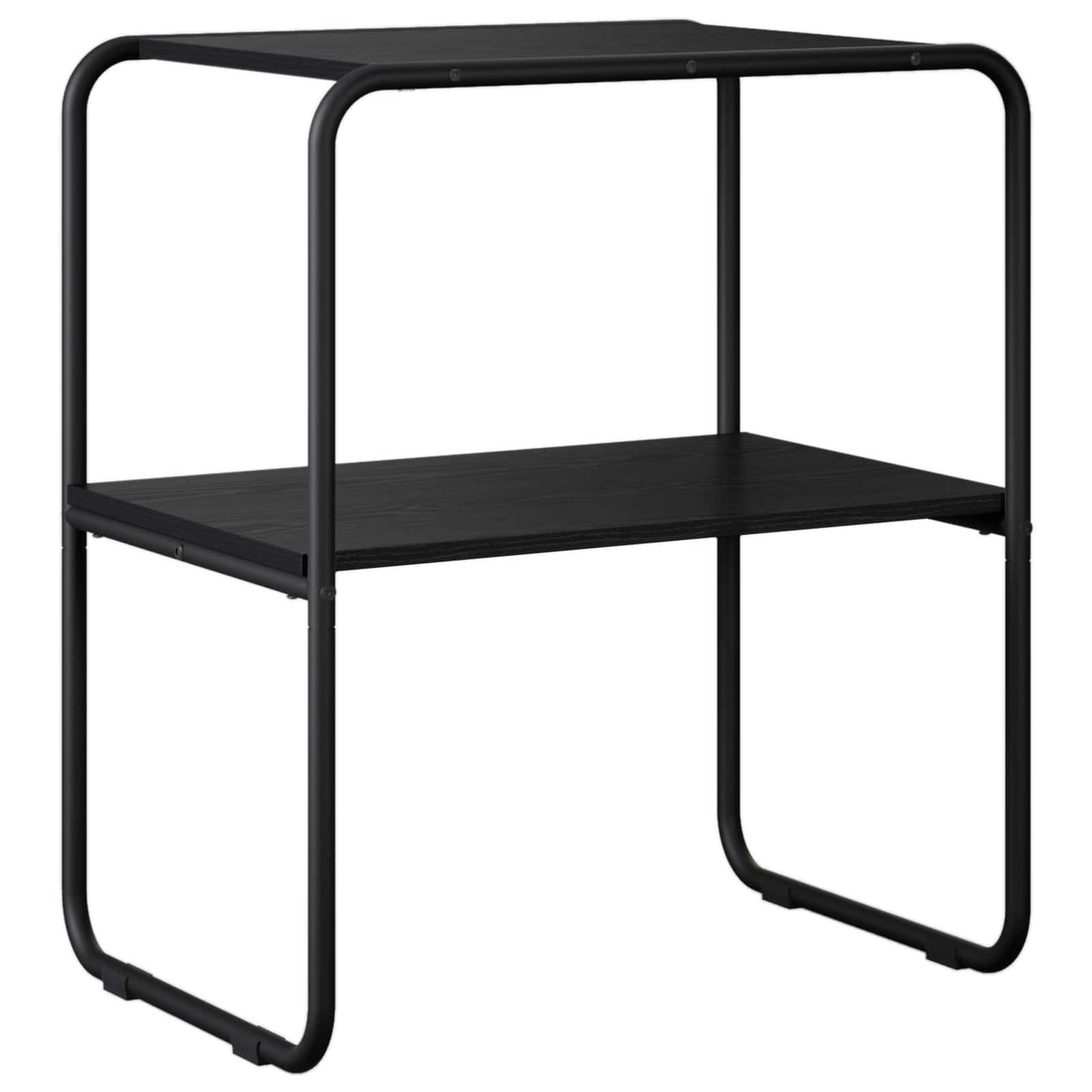 vidaXL Τραπέζι κονσόλας Μαύρη Δρυς 60 x 42,5 x 70 εκ