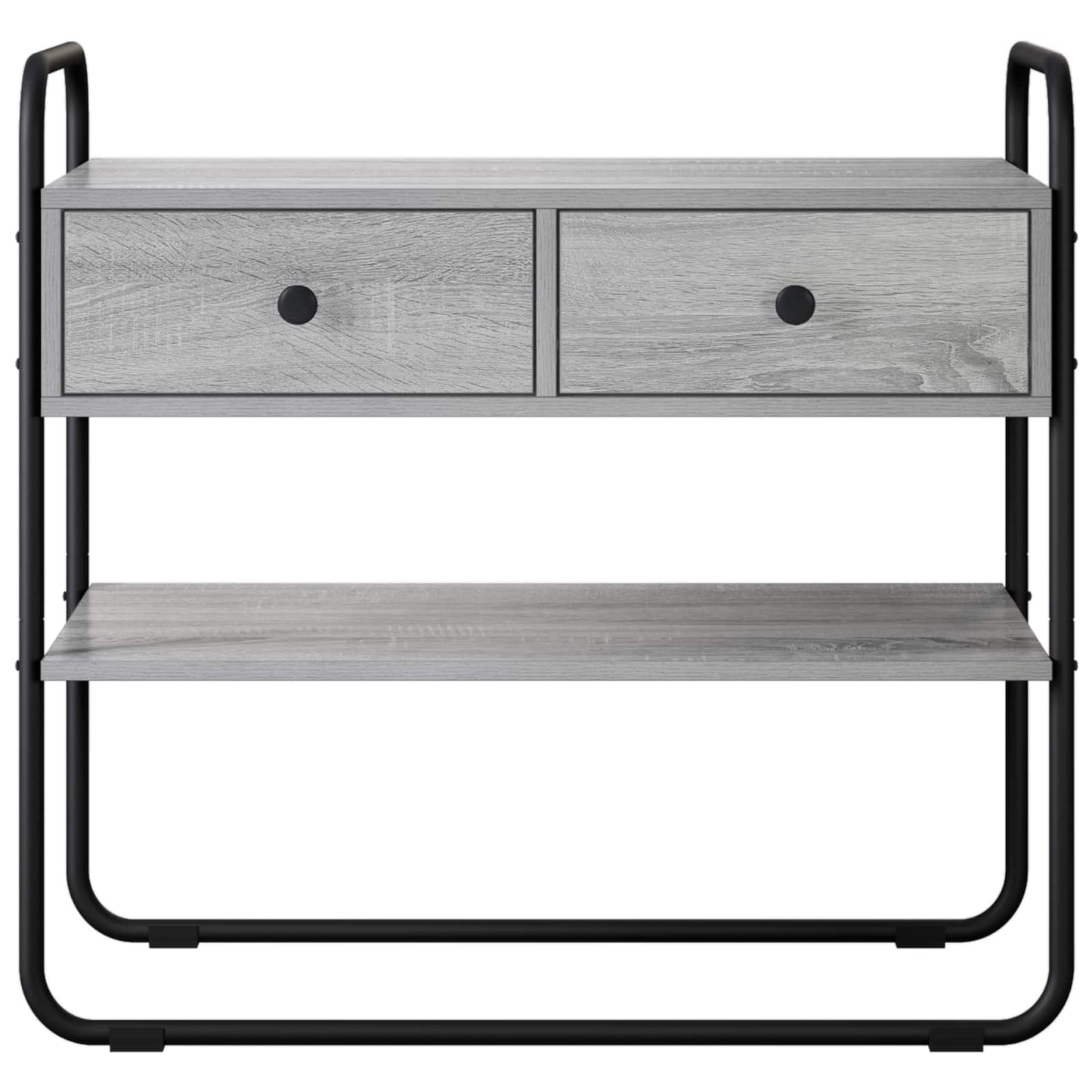 vidaXL Τραπέζι κονσόλας Γκρι Sonoma 80 x 40 x 75 εκ.