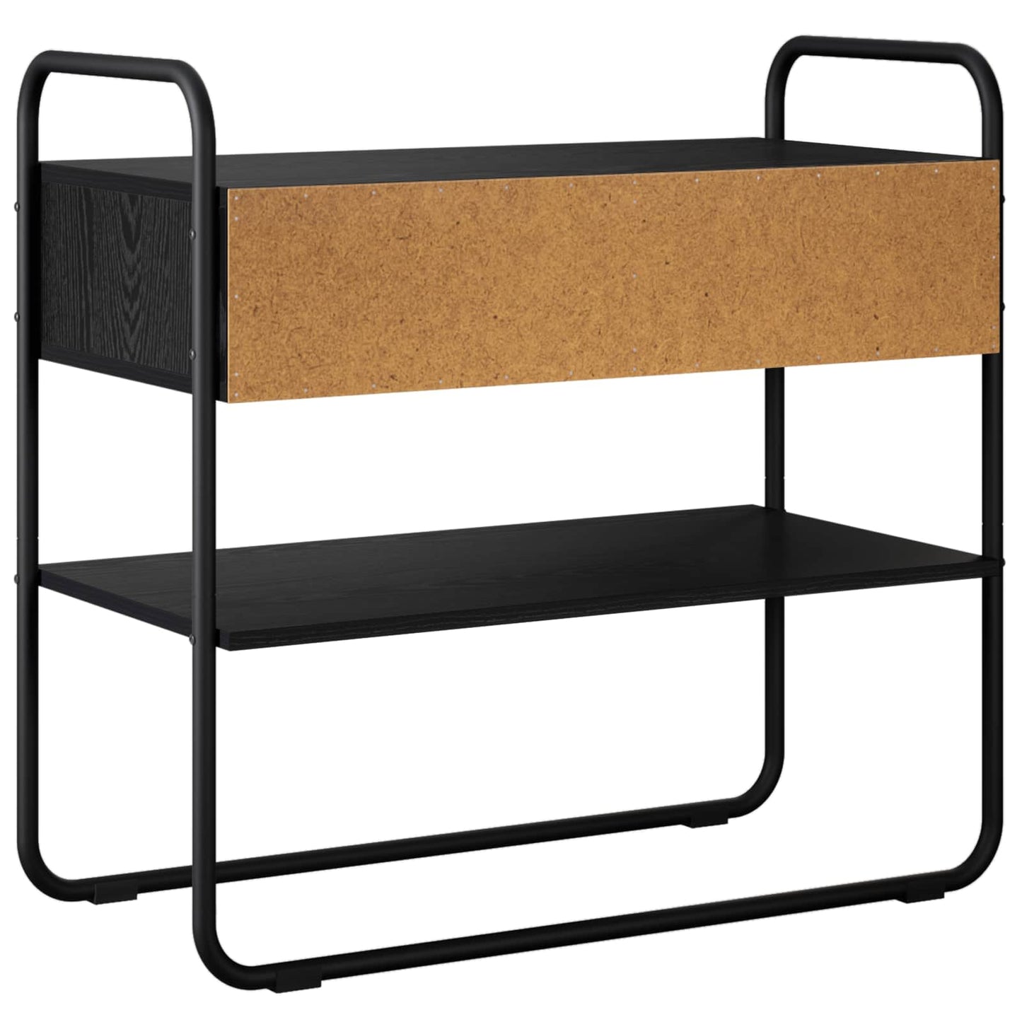 vidaXL Τραπέζι κονσόλας Μαύρη Δρυς 100 x 40 x 75 cm Επεξεργασμένο Ξύλο