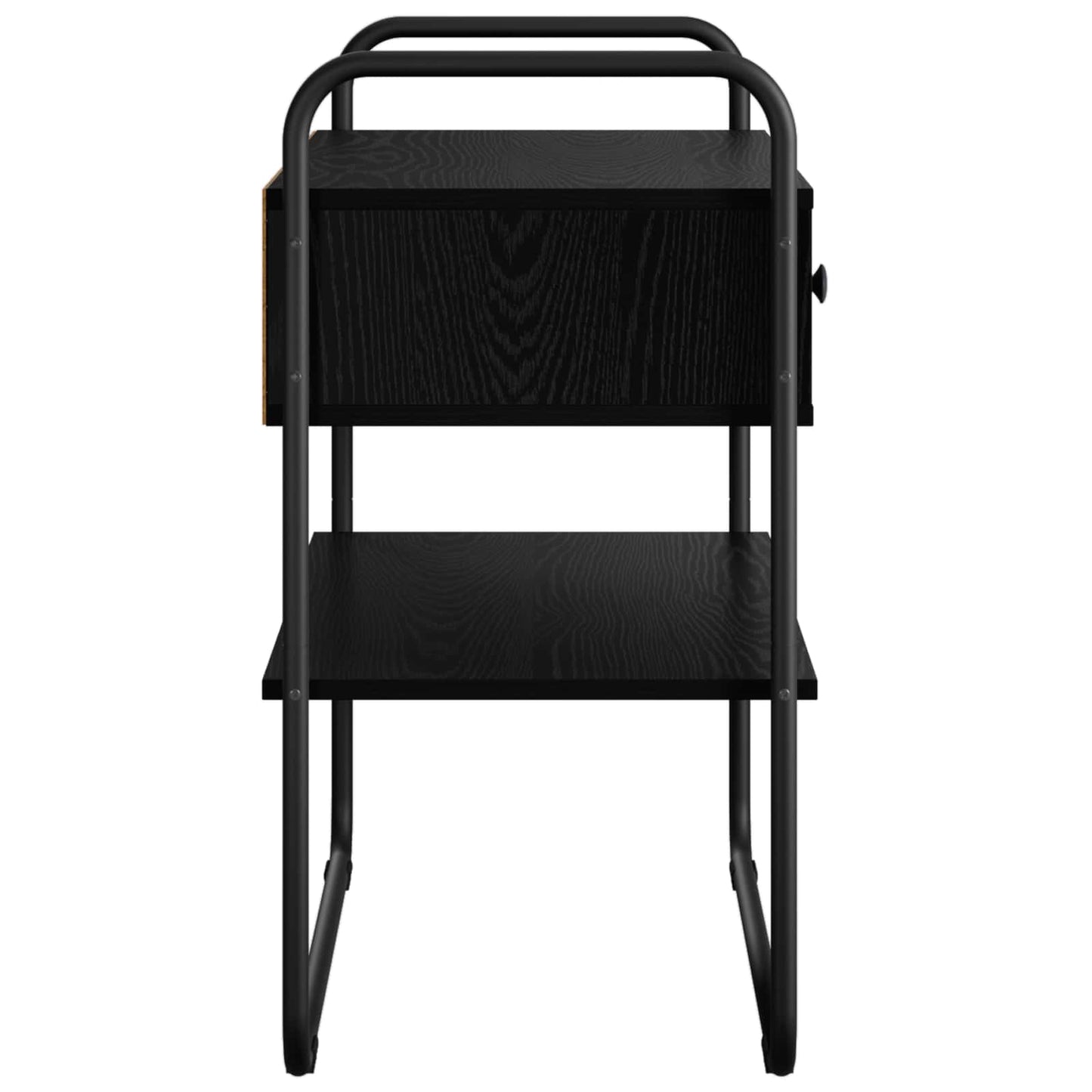 vidaXL Τραπέζι κονσόλας Μαύρη Δρυς 100 x 40 x 75 cm Επεξεργασμένο Ξύλο