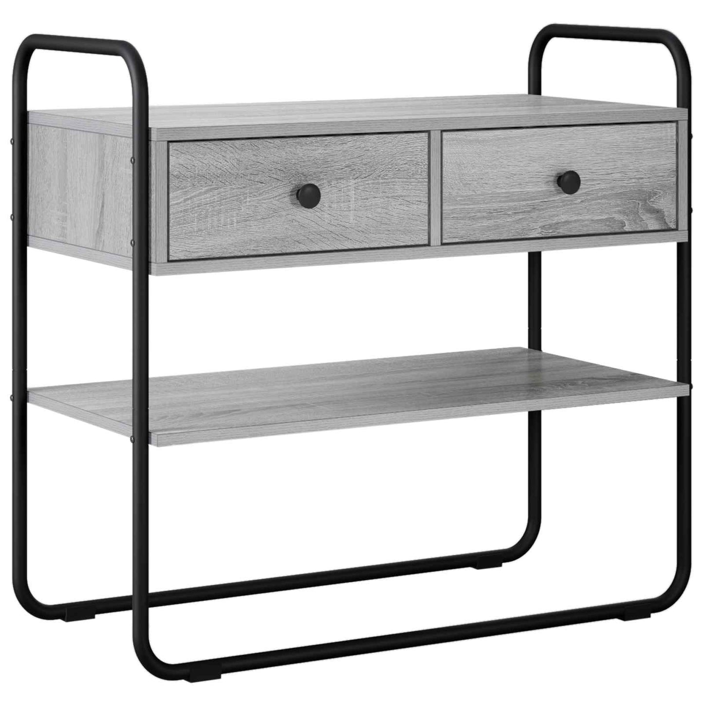 vidaXL Τραπέζι κονσόλας Γκρι Sonoma 100 x 40 x 75 cm