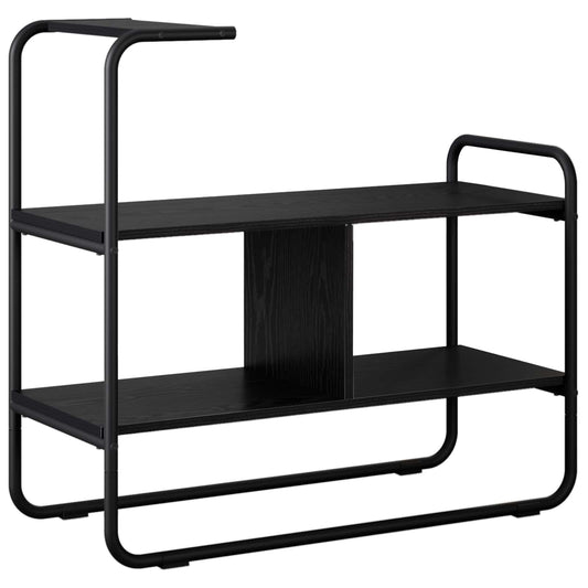 vidaXL Τραπέζι κονσόλας Μαύρη Δρυς 80 x 35 x 75 cm Επεξεργασμένο Ξύλο
