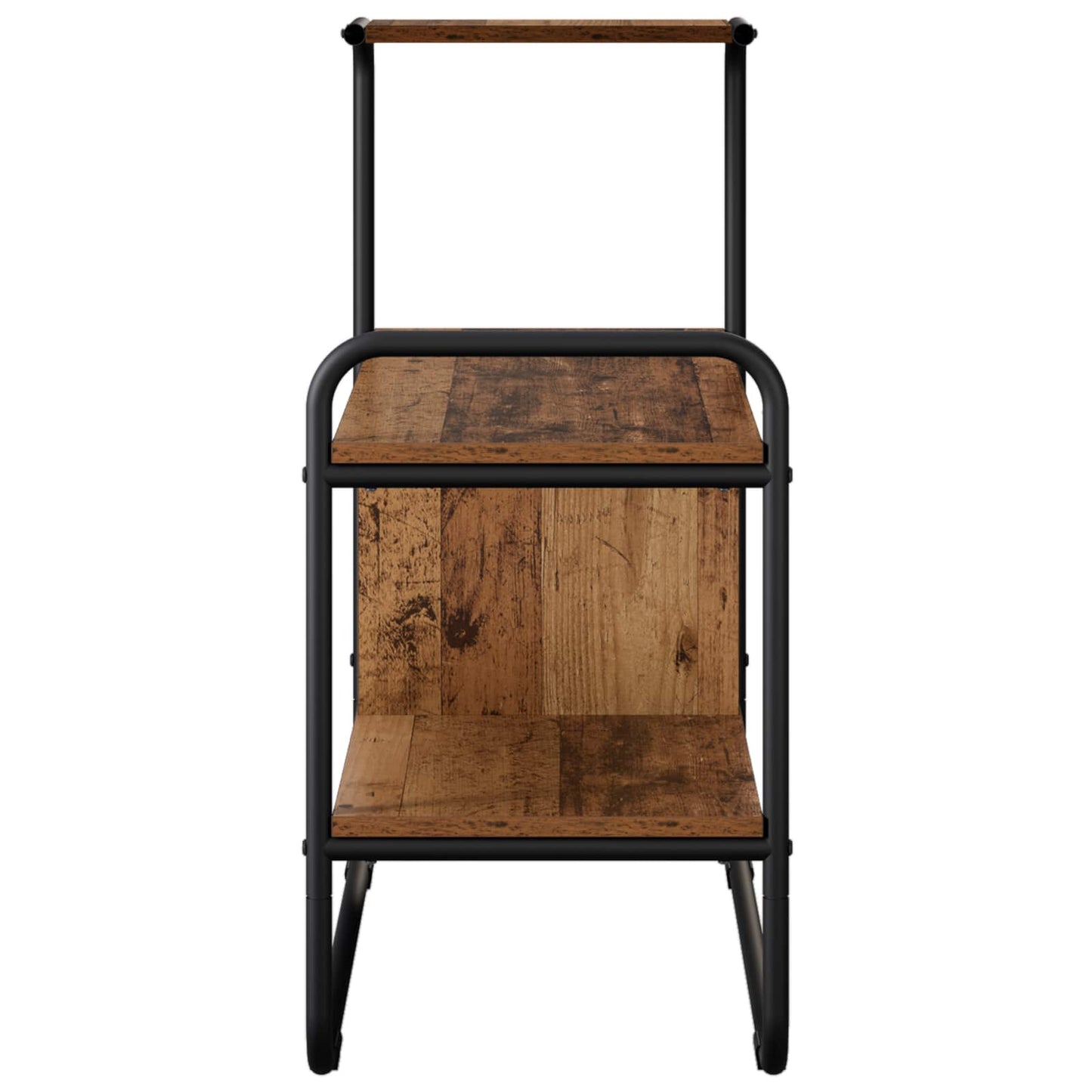 vidaXL Τραπέζι κονσόλας Παλαιωμένο ξύλο 80 x 35 x 75 cm