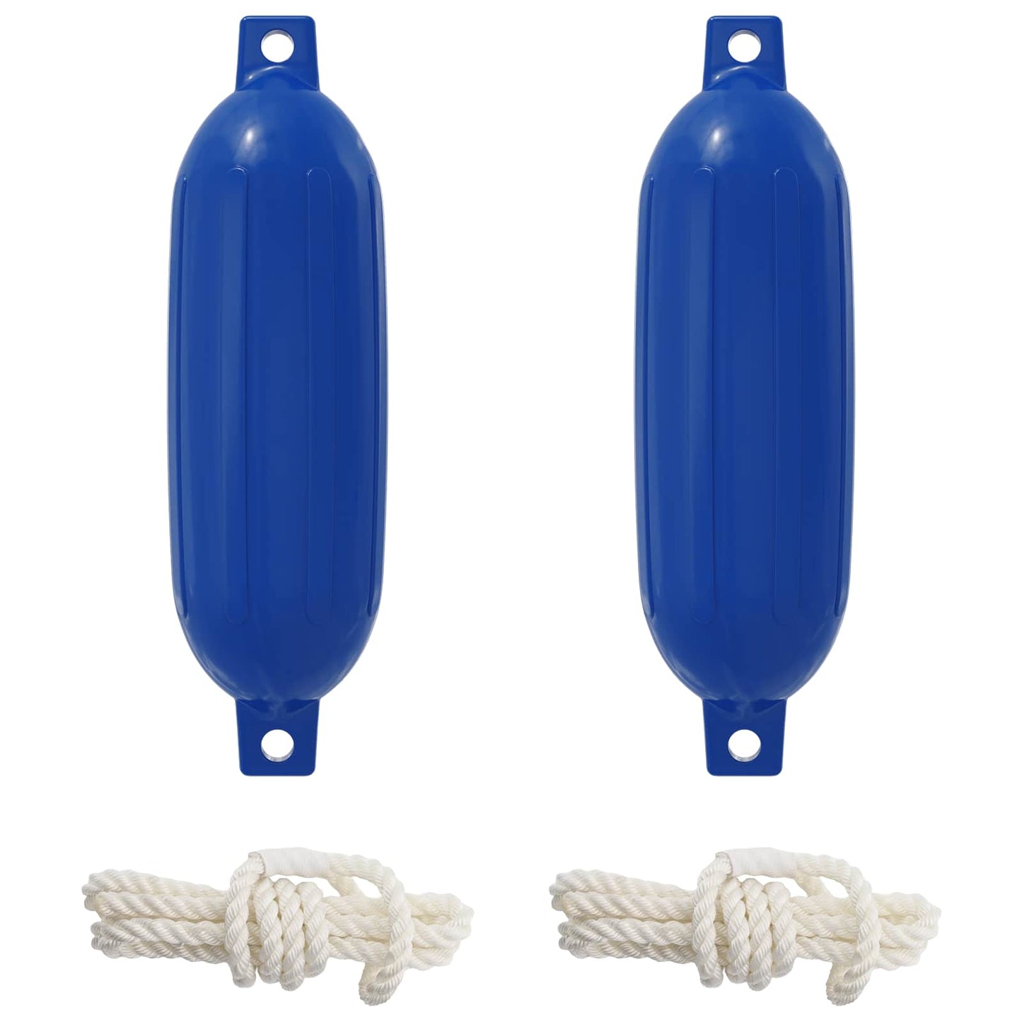 vidaXL Φτερά Σκαφών 2 τμχ. Ø 11 x 40 εκ Μπλε PVC