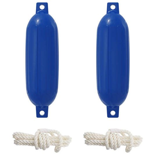 vidaXL Φτερά Σκαφών 2 τμχ. Ø 11 x 40 εκ Μπλε PVC