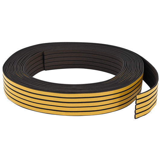 vidaXL Αυτοκόλλητη σφραγίδα παραθύρου Μαύρο 8 x 2 mm 50 m EPDM αφρός
