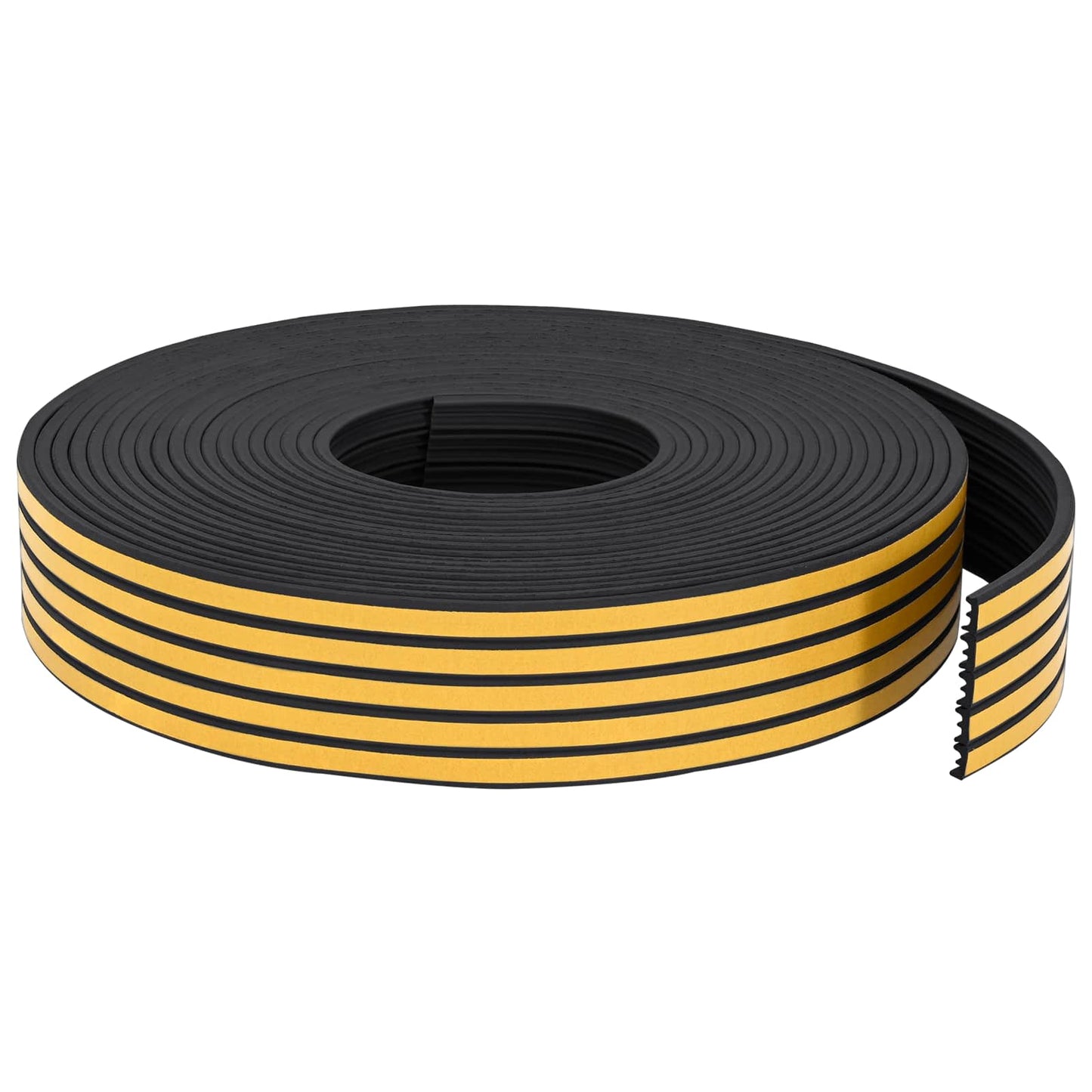 vidaXL Αυτοκόλλητη σφραγίδα παραθύρου Μαύρο 9 x 4 mm 50 μ EPDM αφρός