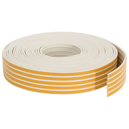 vidaXL Αυτοκόλλητη σφραγίδα παραθύρου Λευκό 15 x 8 mm 50 μ EPDM αφρός