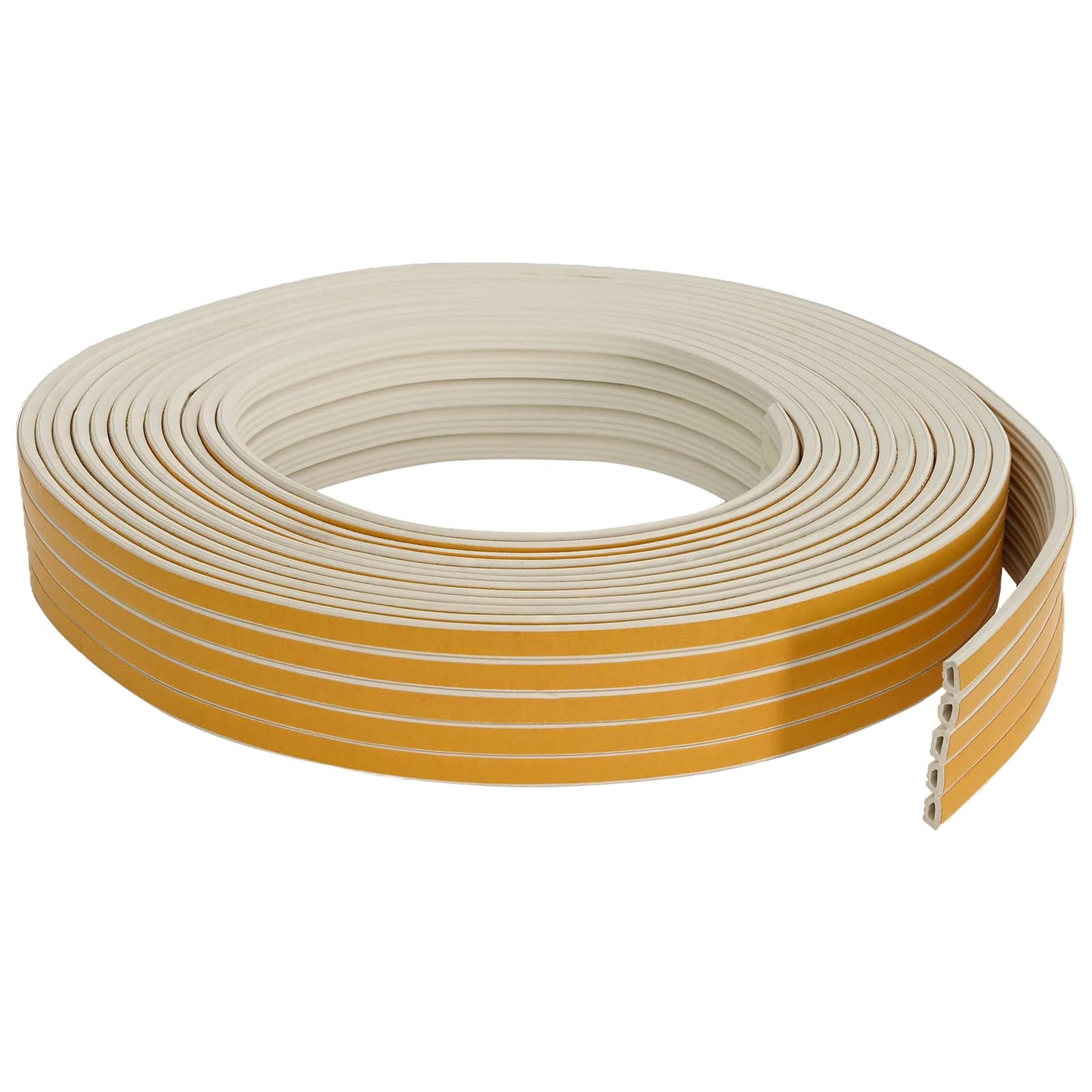 vidaXL Αυτοκόλλητη σφραγίδα παραθύρου Λευκό 10 x 6 mm 25 m EPDM αφρός