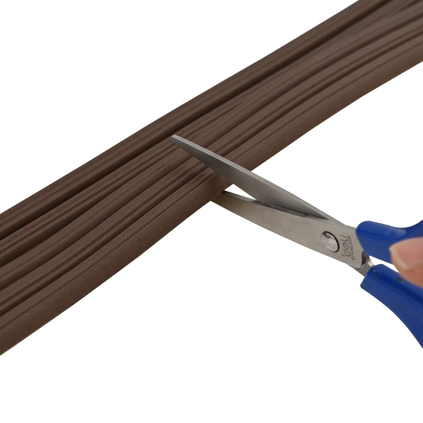 vidaXL Αυτοκόλλητη σφραγίδα παραθύρου Καφέ 10 x 6 mm 50 m EPDM αφρός