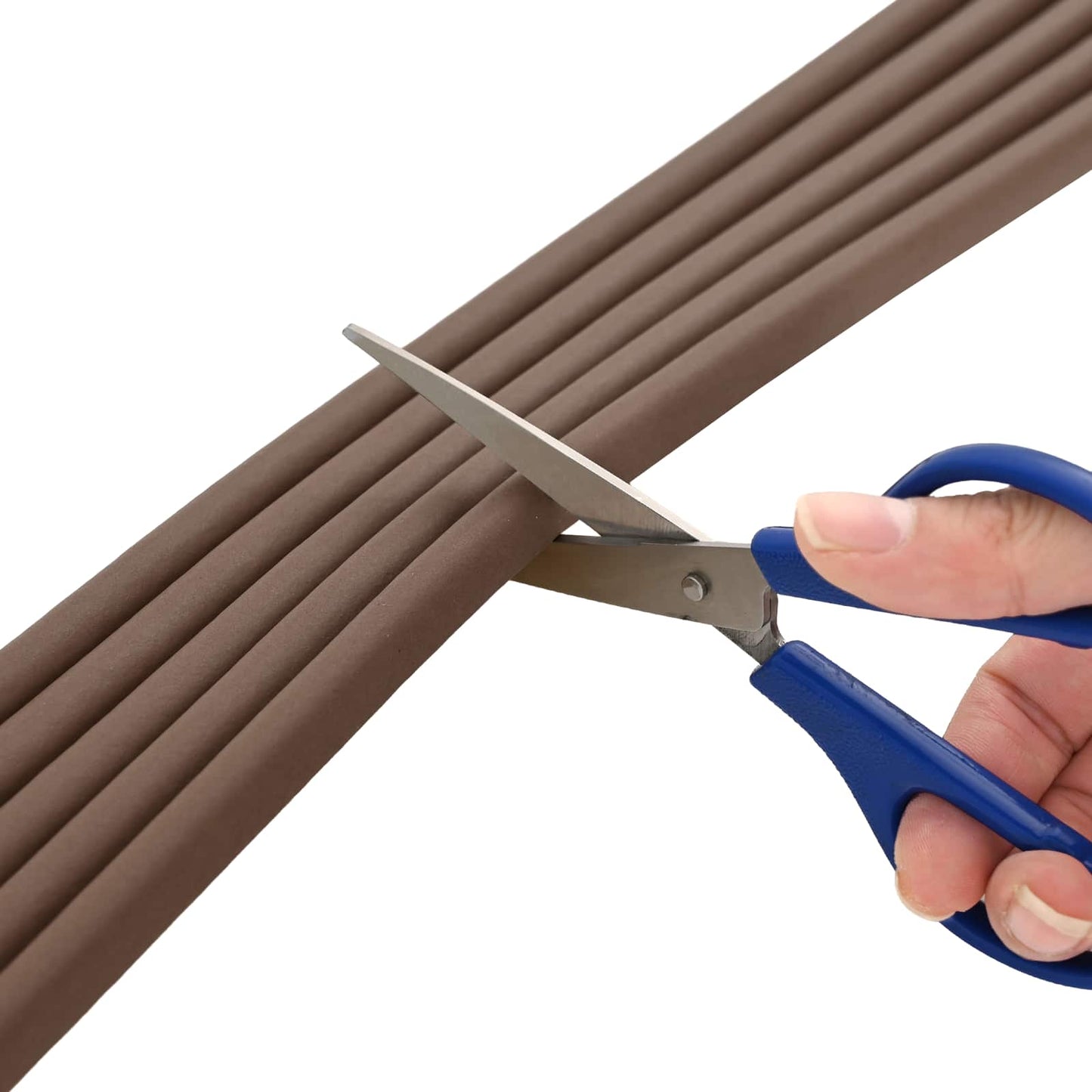 vidaXL Αυτοκόλλητη σφραγίδα παραθύρου Καφέ 14 x 12 mm 50 μ EPDM αφρός