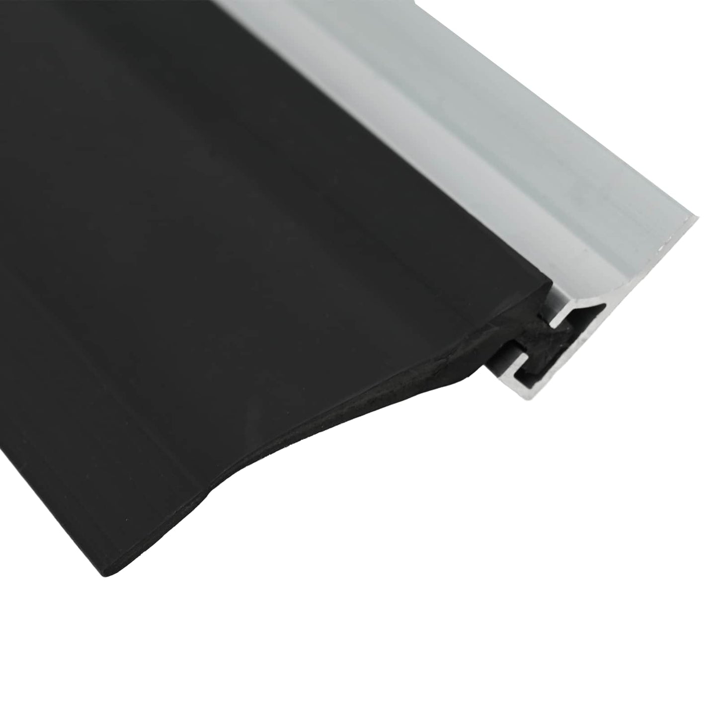 vidaXL Σφράγιση Πόρτας Γκαράζ Μαύρο 52 x 2 mm 3 μ PVC