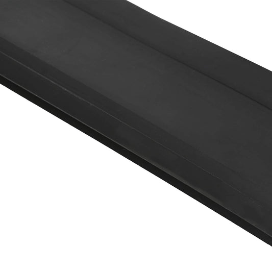 vidaXL Σφράγιση Πόρτας Γκαράζ Μαύρο 52 x 2 mm 4,5 μ PVC